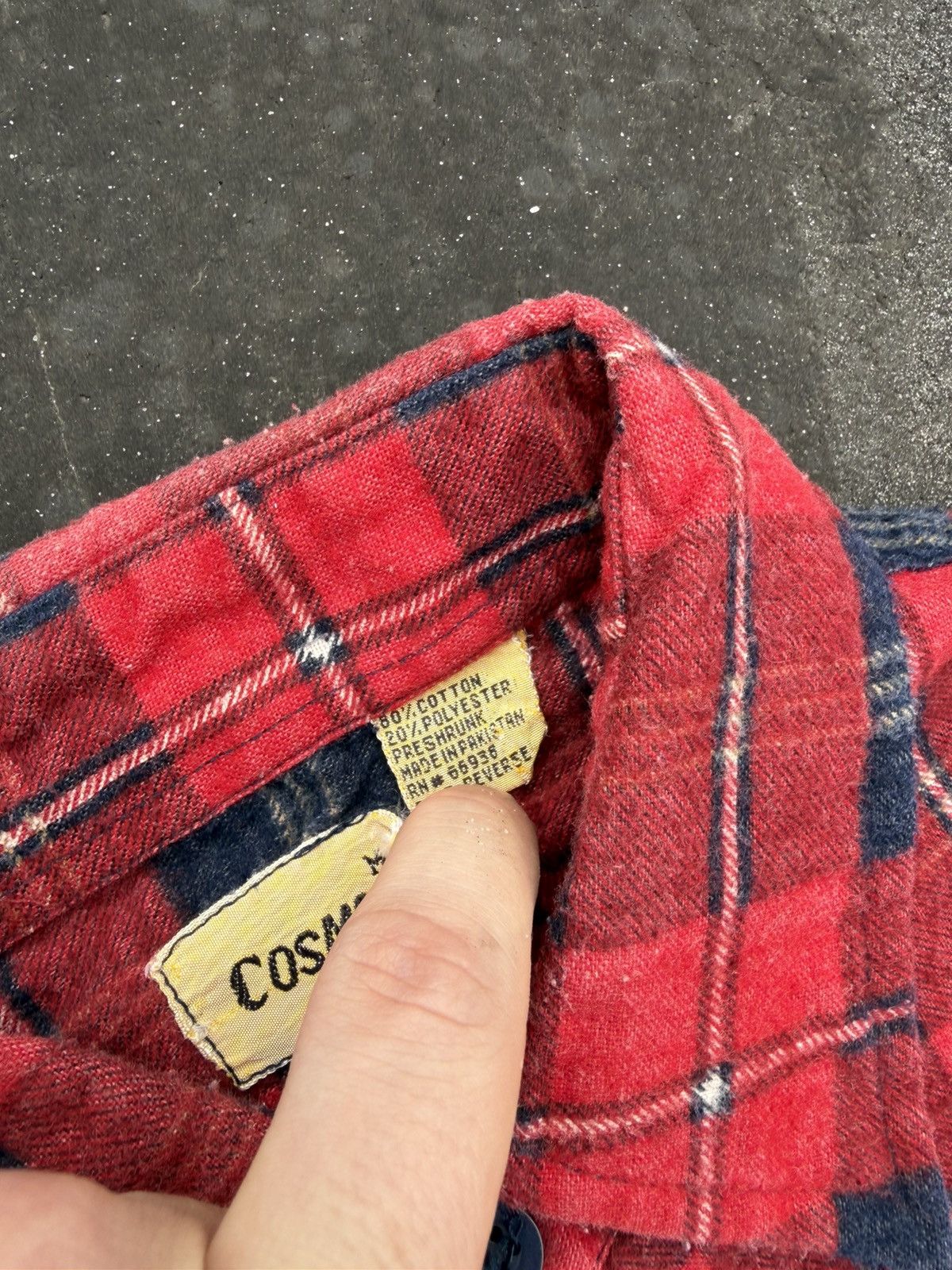 Vintage Vintage Red Plaid Flannel Shirt 90s Grunge Distress Workwear Size US M / EU 48-50 / 2 - 4 Thumbnail