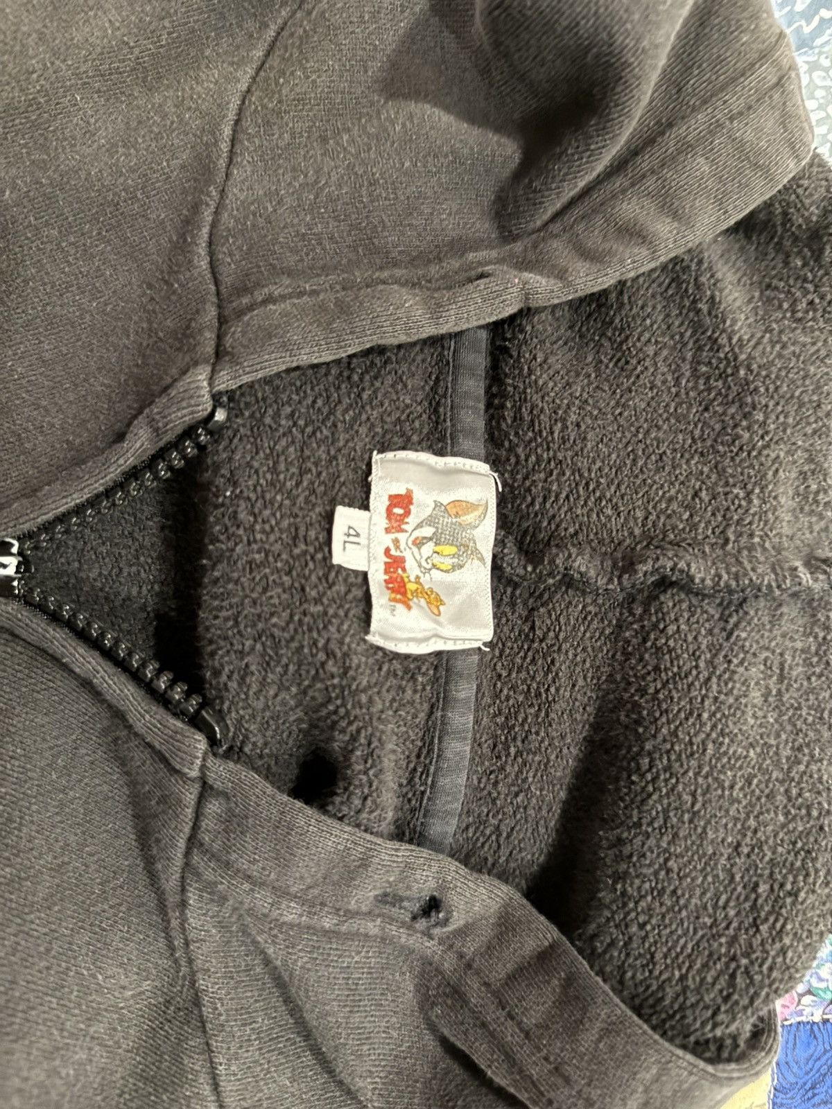 Vintage VINTAGE TOM AND JERRY HOODIE Size US L / EU 52-54 / 3 - 3 Thumbnail
