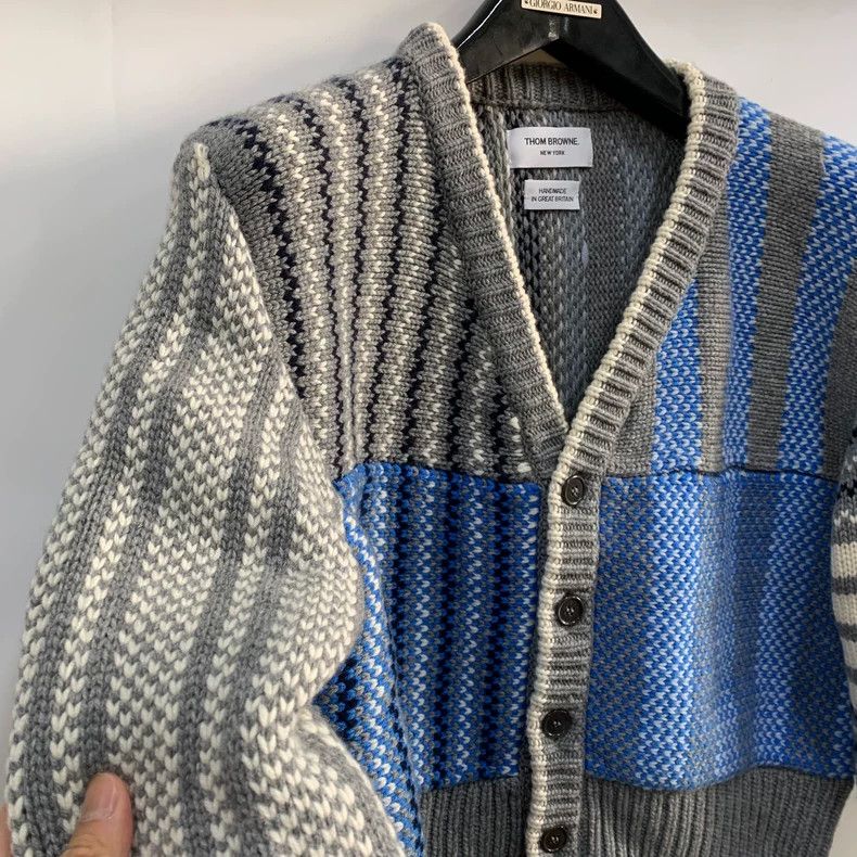 Thom Browne Thom Browne Pure cashmere sweater Size US M / EU 48-50 / 2 - 2 Thumbnail