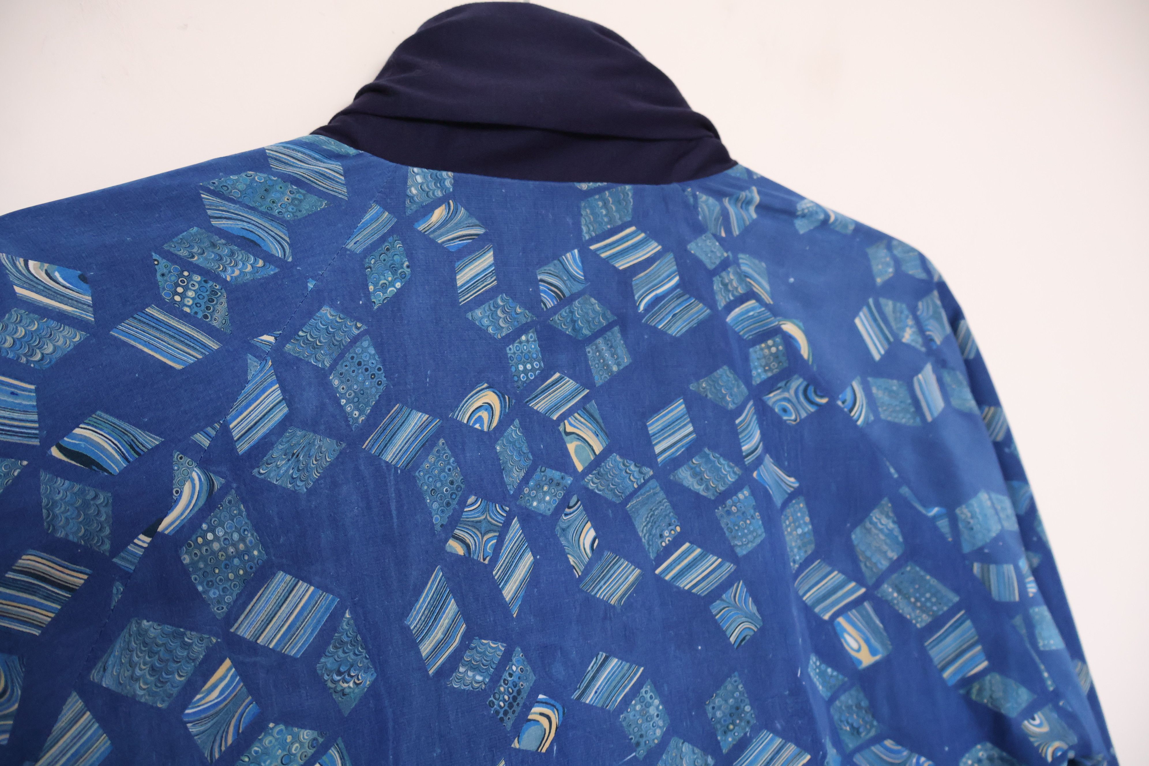 Blue Blue Japan Blue Blue Japan Reversible Printed Jersey Cady Jacket Size US XS / EU 42 / 0 - 7 Thumbnail