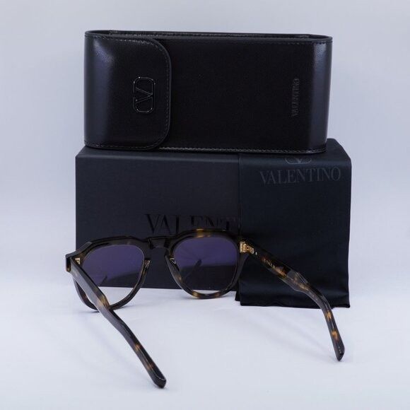 Valentino Valentino V-TALE II VLX-139B Eyeglasses Havana 52mm Aviator Size ONE SIZE - 11 Thumbnail