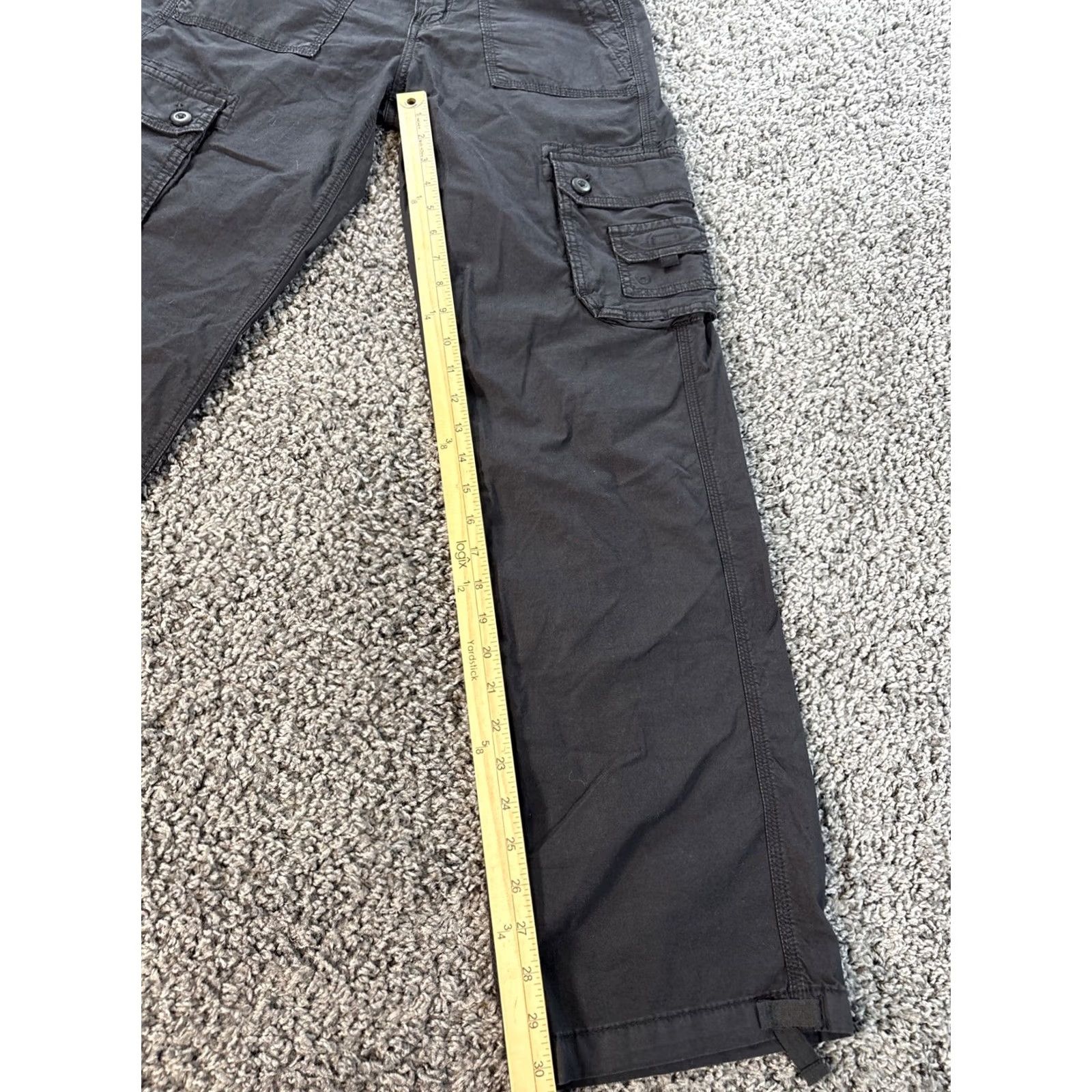 American Eagle Outfitters American Eagle Outfitters Pants Casual Womens 26x30 Cargo Pockets Adjustable Gray Size 26" / US 2 / IT 38 - 2 Thumbnail