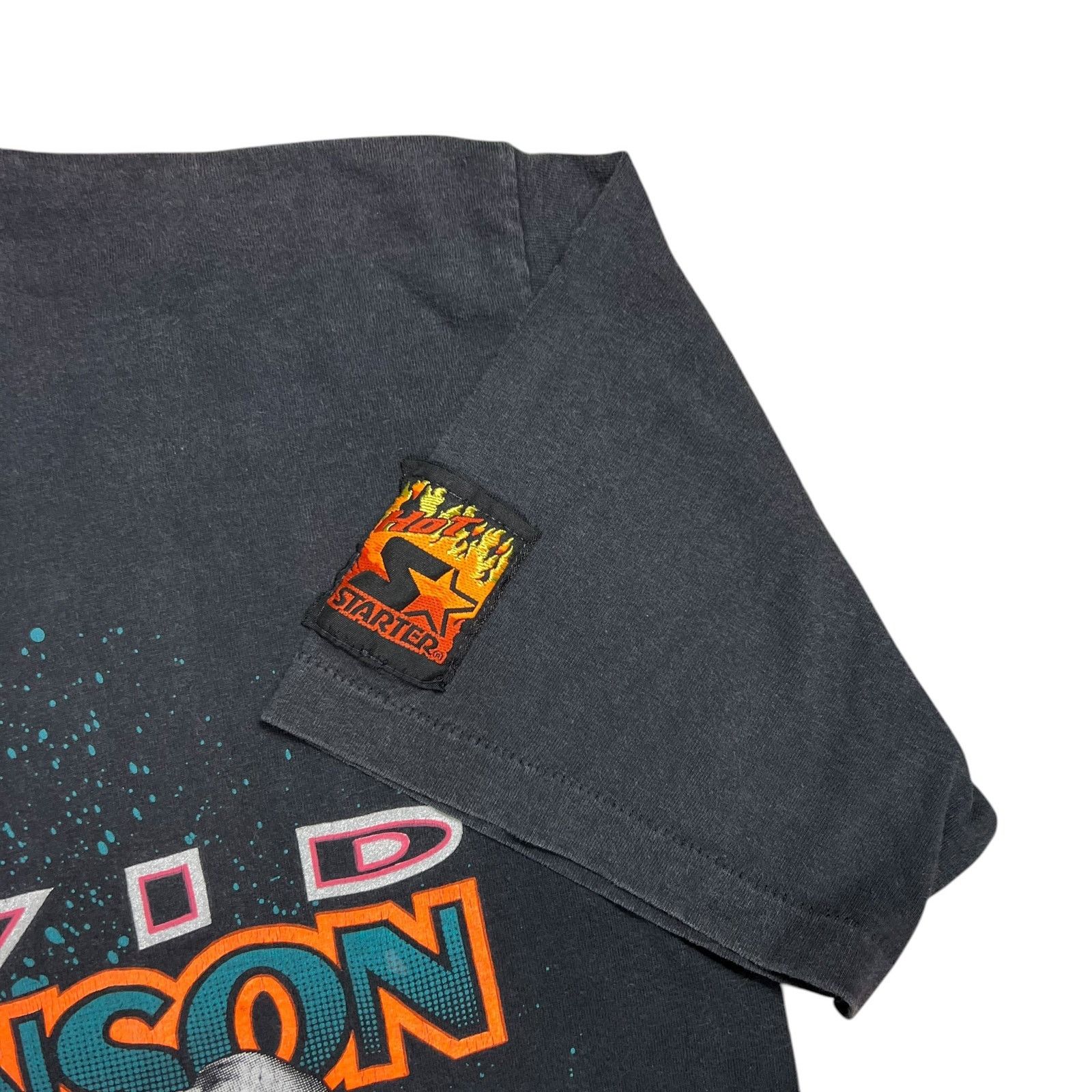 NBA × Starter × Vintage 1990 Starter San Antonio Spurs David Robinson faded NBA tee Size US L / EU 52-54 / 3 - 5 Thumbnail