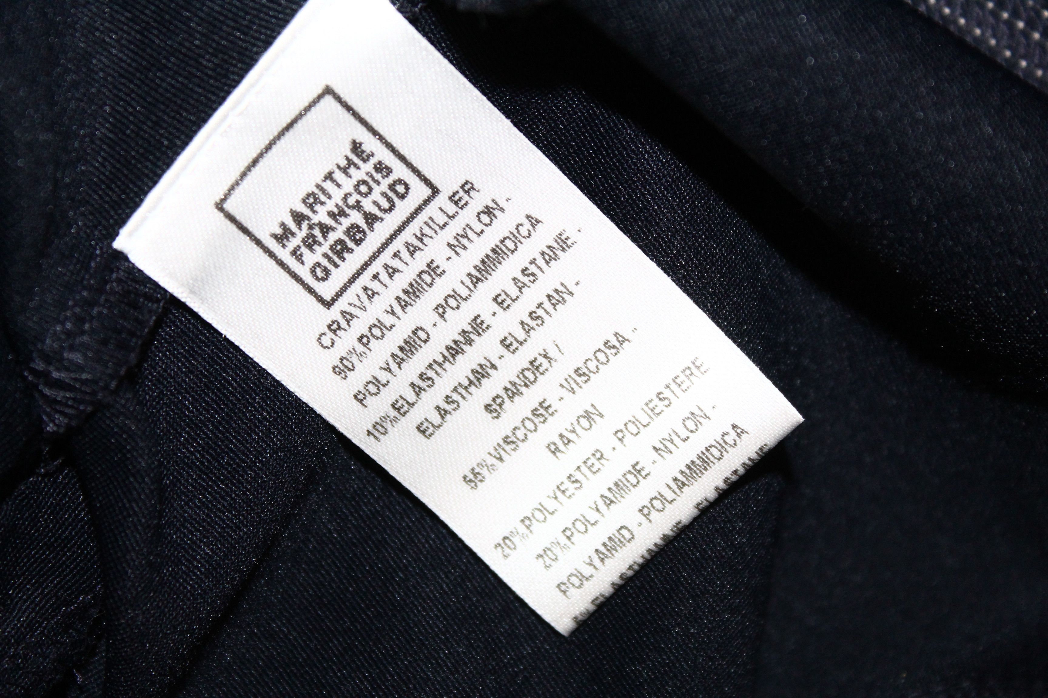 Marithe + Francois Girbaud RARE VTG💥 M+FG CRAVATATAKILLER Taped Track Fitted Jacket Size M / US 6-8 / IT 42-44 - 7 Thumbnail