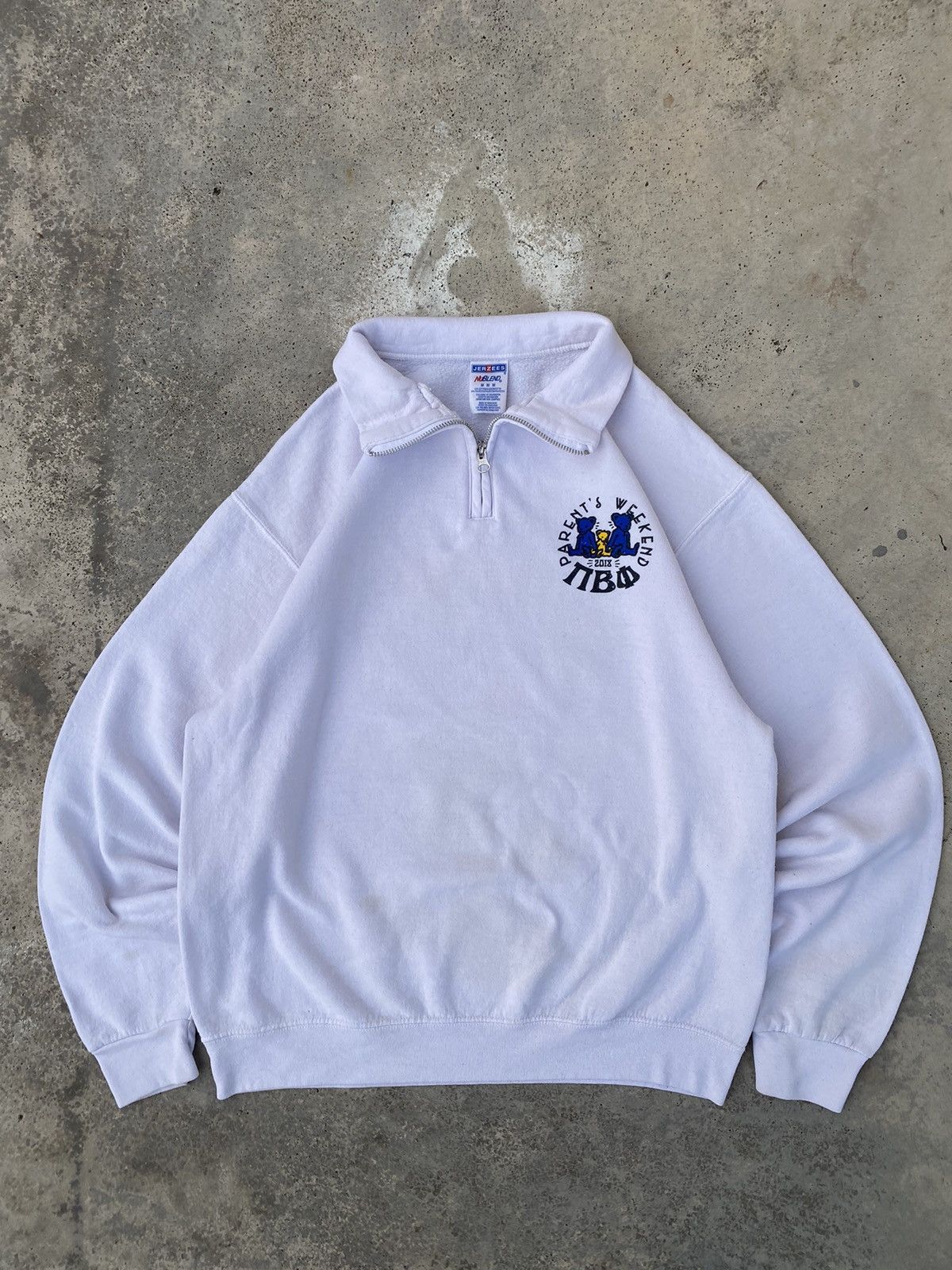 Vintage 2000s College Parody Grateful Dead Half Zipper Sweatshirt Size US M / EU 48-50 / 2 - 4 Thumbnail