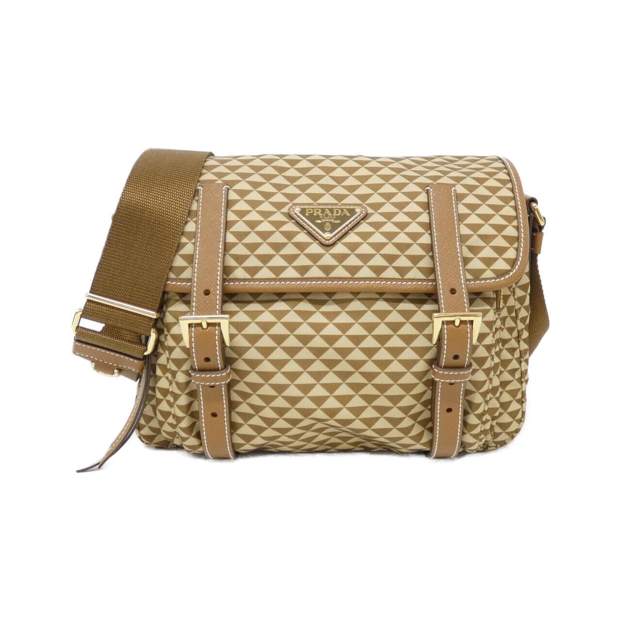 Prada Prada Prada Tessuto Triango Shoulder Bag Textile Shoulder Bag 1BD383 DUTY FREE for USA Size ONE SIZE - 1 Thumbnail