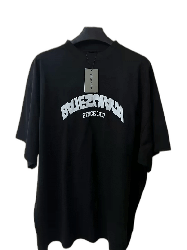 Balenciaga Balenciaga Reverse Embroidered Logo Short Sleeve-2506 Size US L / EU 52-54 / 3 - 1 Thumbnail