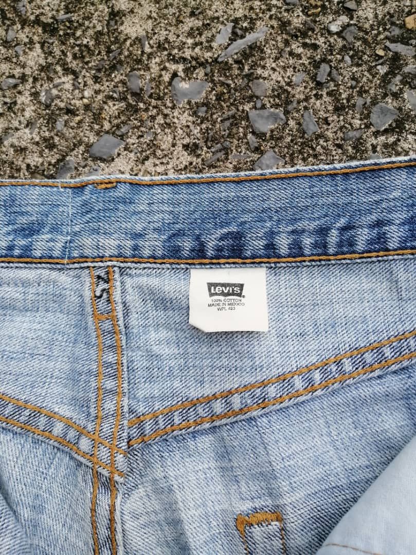 Designer × Levi's × Levi's Vintage Clothing Levi's Strauss 501 X Designer Distressed Denim Jeans Size US 28 / EU 44 - 5 Thumbnail