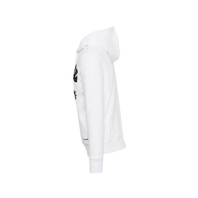 Alexander McQueen o1y1024 Hooded Sweatshirt In White Size US S / EU 44-46 / 1 - 3 Thumbnail