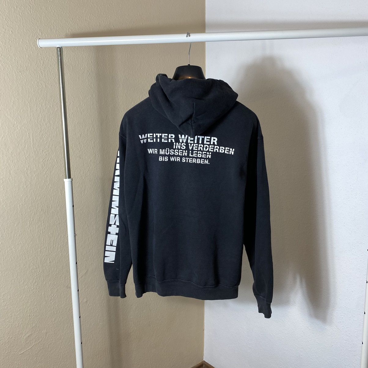 Vintage Vintage 2004 Rammstein Reise Hoodie Sweatshirt Skull Rare Size US M / EU 48-50 / 2 - 8 Thumbnail