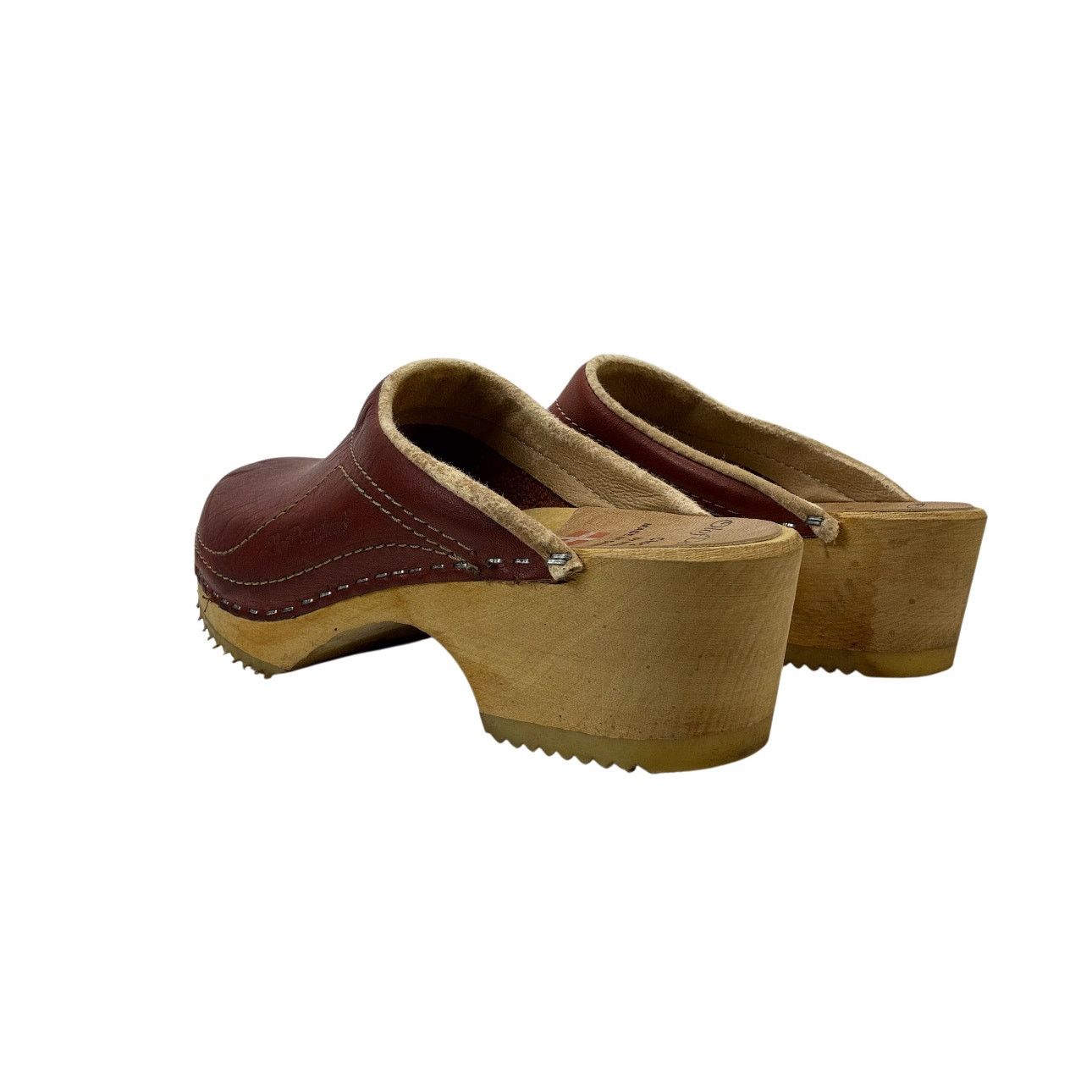 & Other Stories Olaf Daughters Vintage 70s Swedish Wooden Clogs Size 37 Size US 6.5 / IT 36.5 - 4 Thumbnail