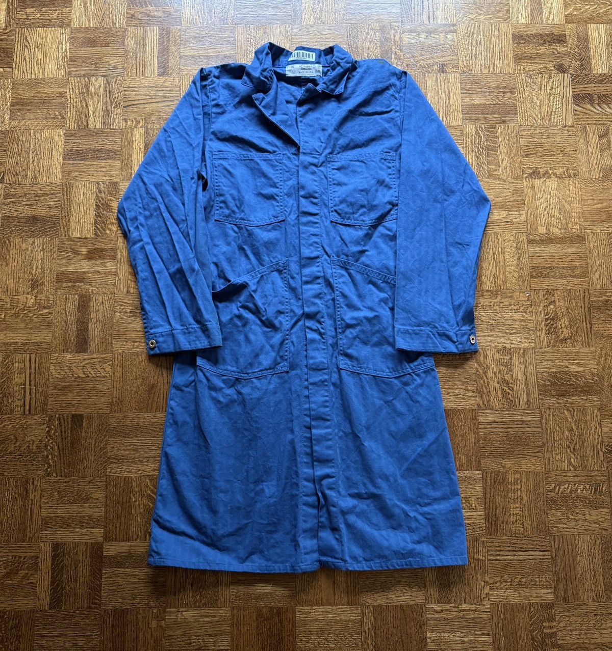Vintage Vintage 60s Universal Chicago HBT Shop Work Coat NOS Size US M / EU 48-50 / 2 - 1 Thumbnail