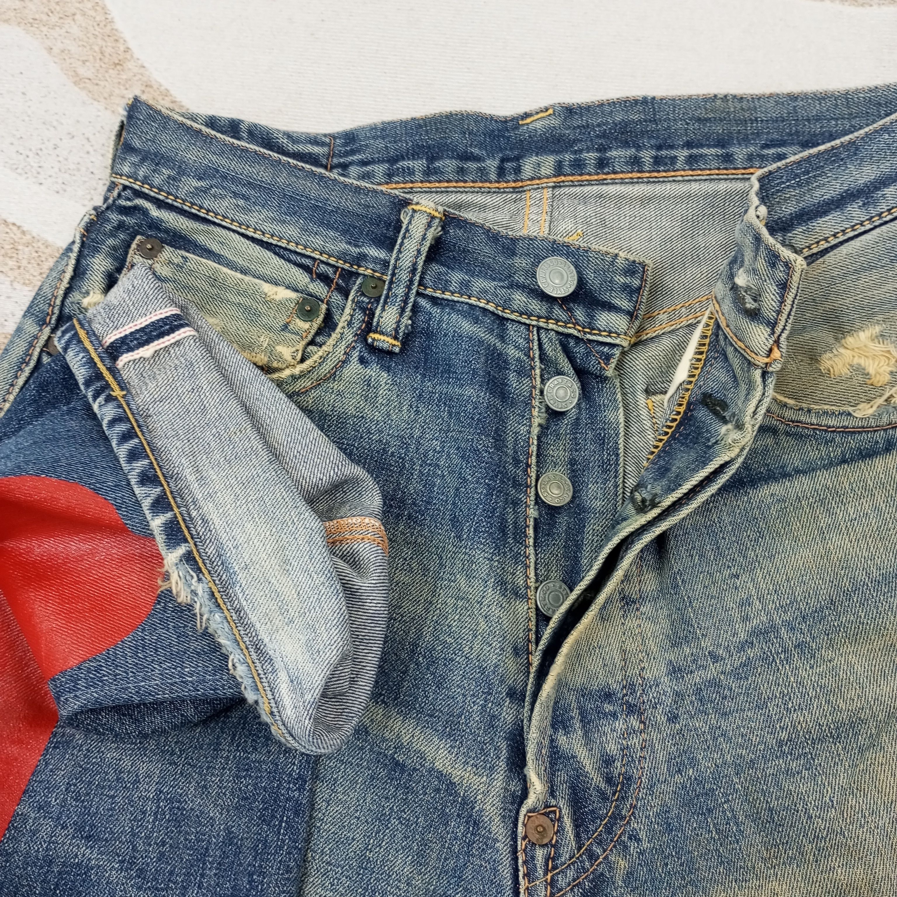 Evisu Evisu Japanese Brand Custom Daicock Jeans c235n5 Size US 27 - 11 Thumbnail