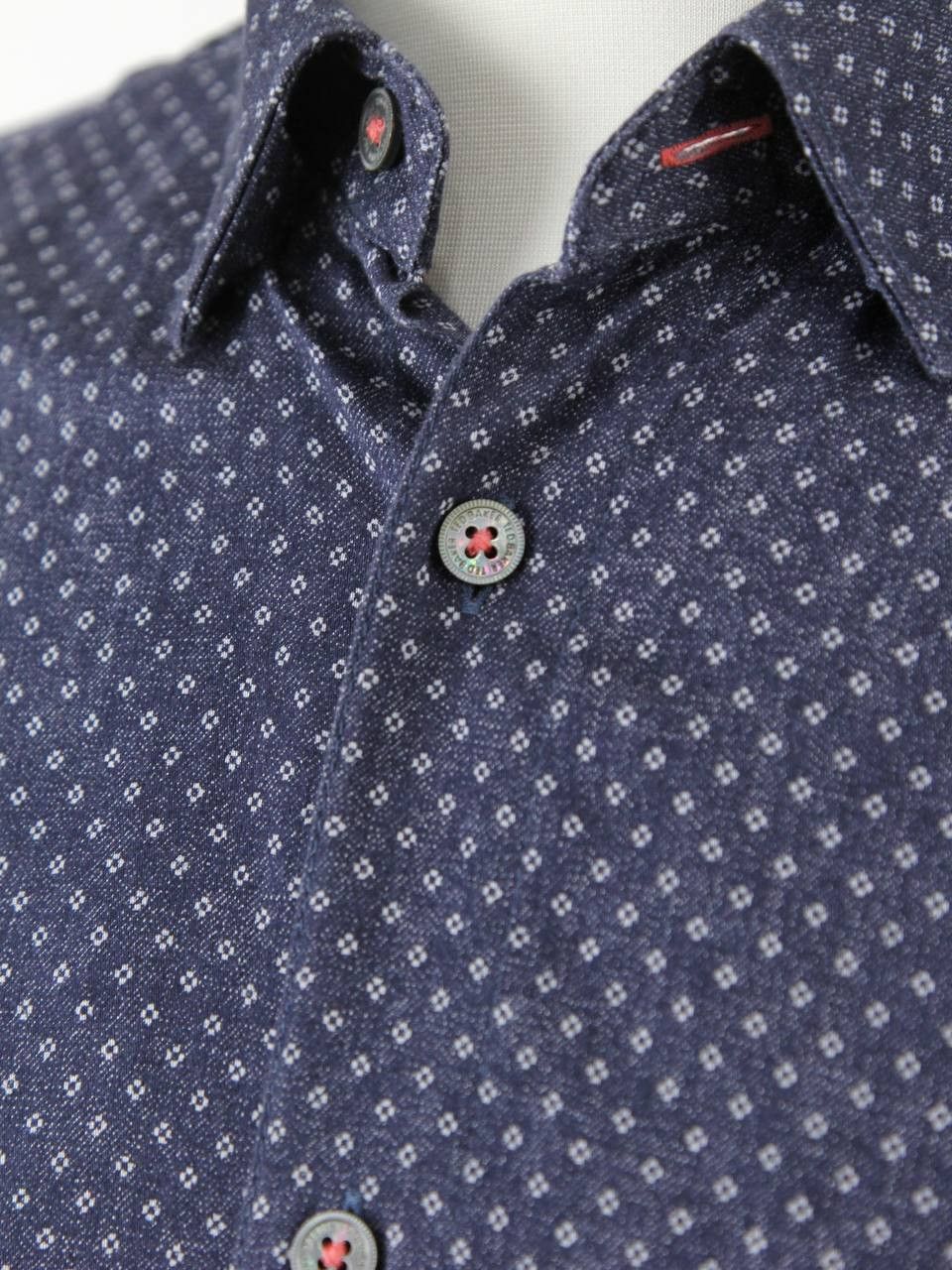 Ted Baker TED BAKER Blue printed short-sleeved shirt Size US M / EU 48-50 / 2 - 6 Thumbnail