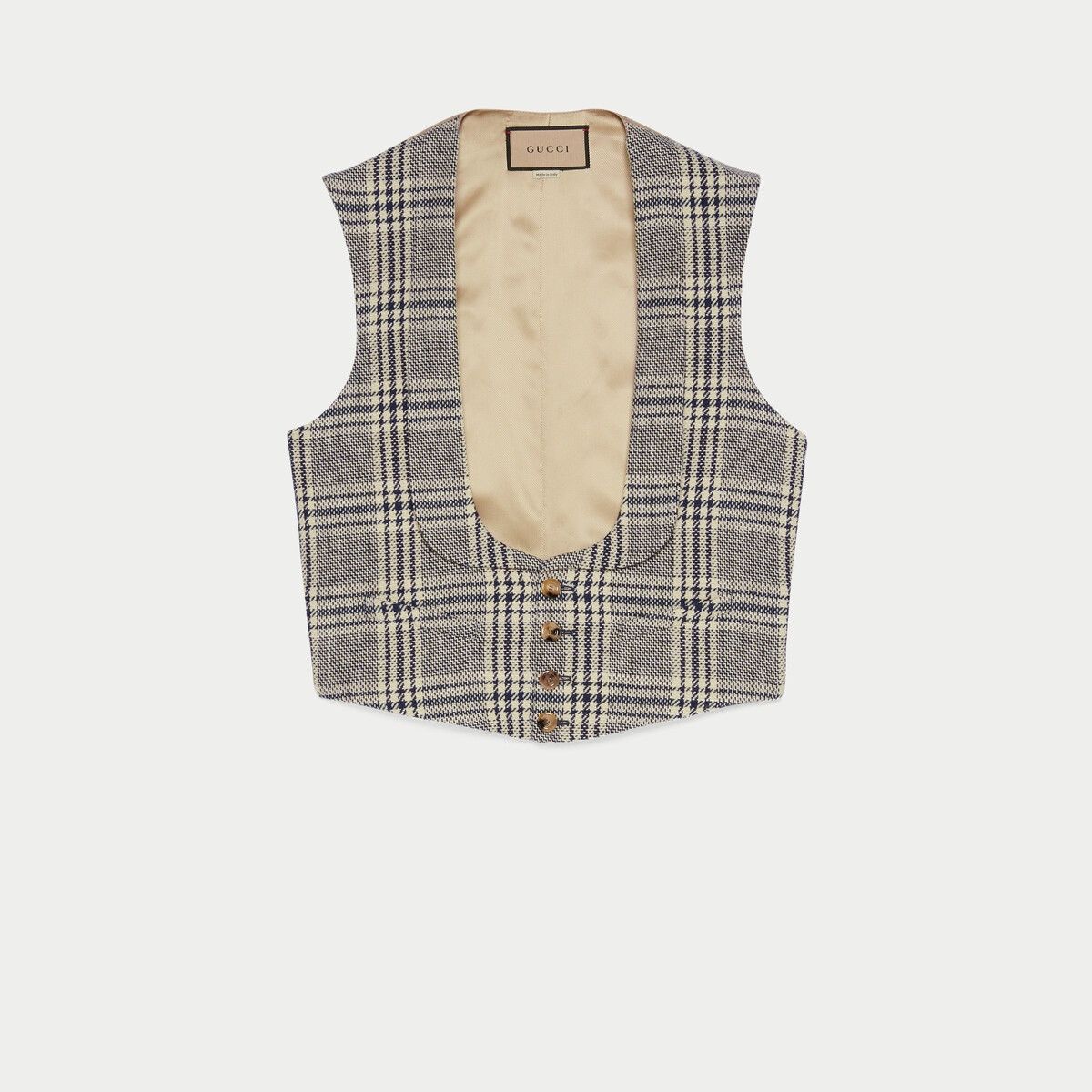 Gucci Gucci Harry Styles check vest Size US M / EU 48-50 / 2 - 10 Thumbnail