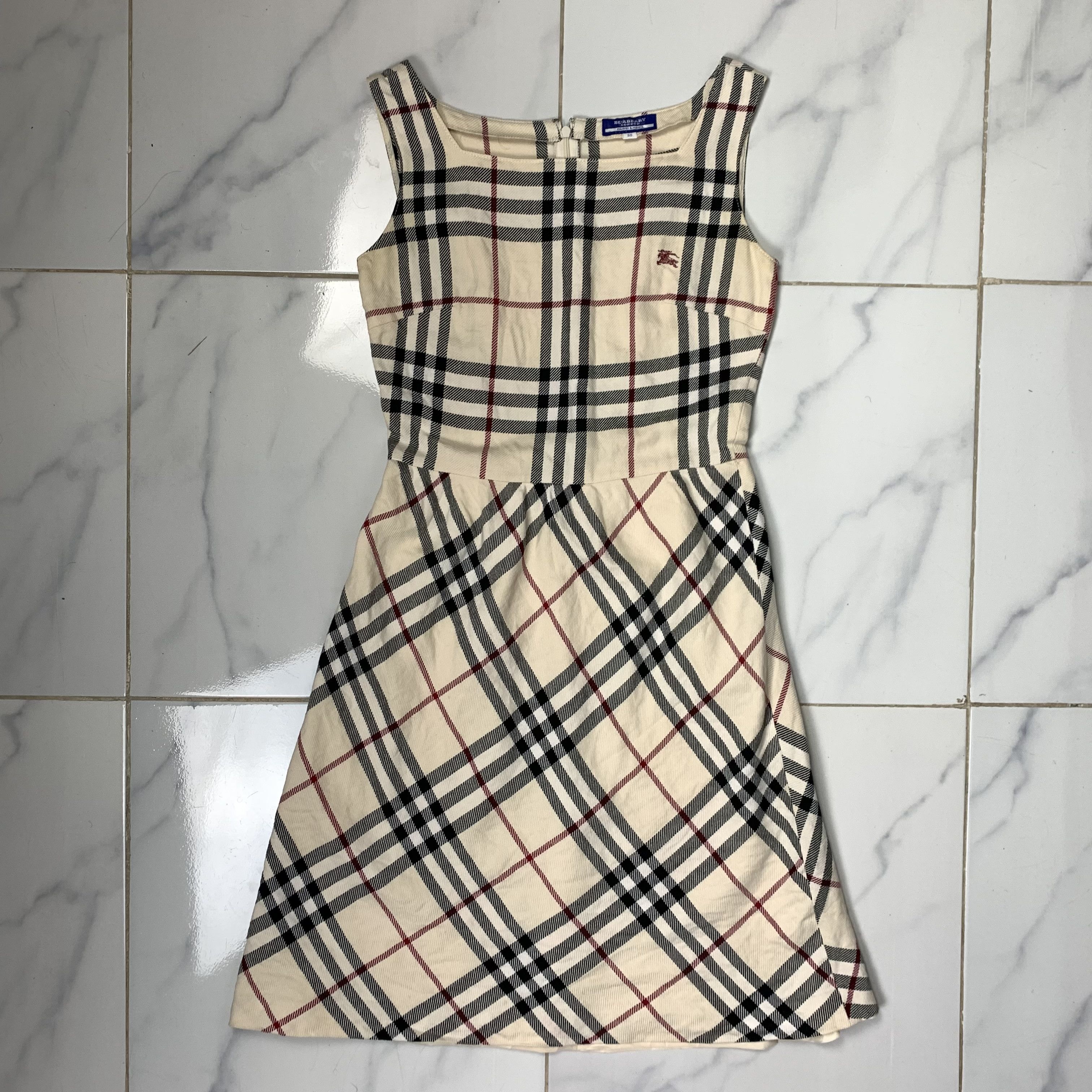 Burberry Vintage Burberry Nova Check Mini Dress Size S / US 4 / IT 40 - 6 Thumbnail