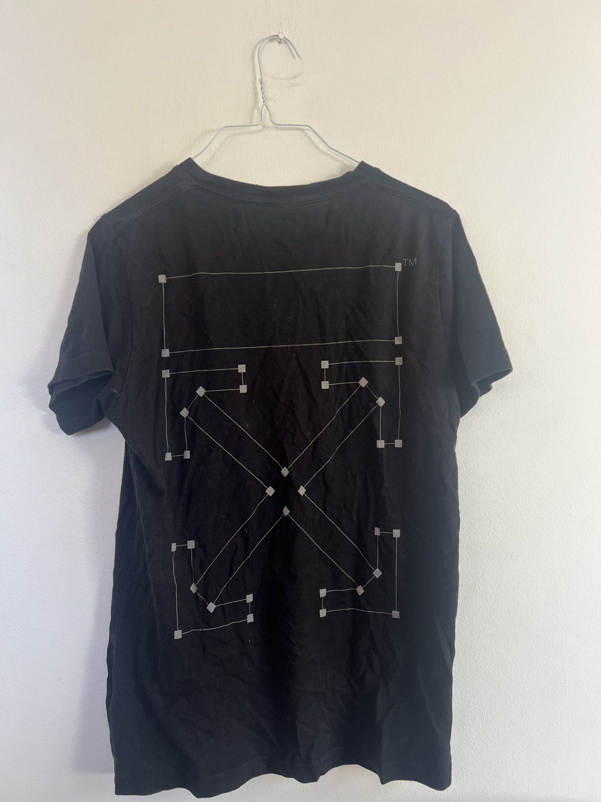 Off-White Off white Backbone Arrow Logo TEE Size US S / EU 44-46 / 1 - 7 Thumbnail