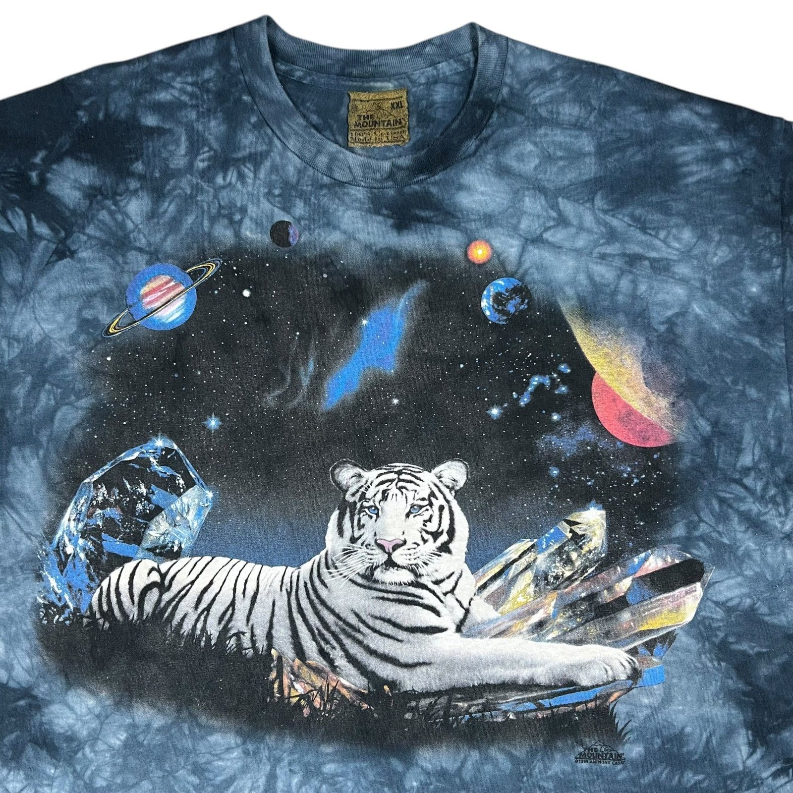 The Mountain 1999 The Mountain Space Tiger Anthony Casat tie dye tee Size US XXL / EU 58 / 5 - 2 Thumbnail