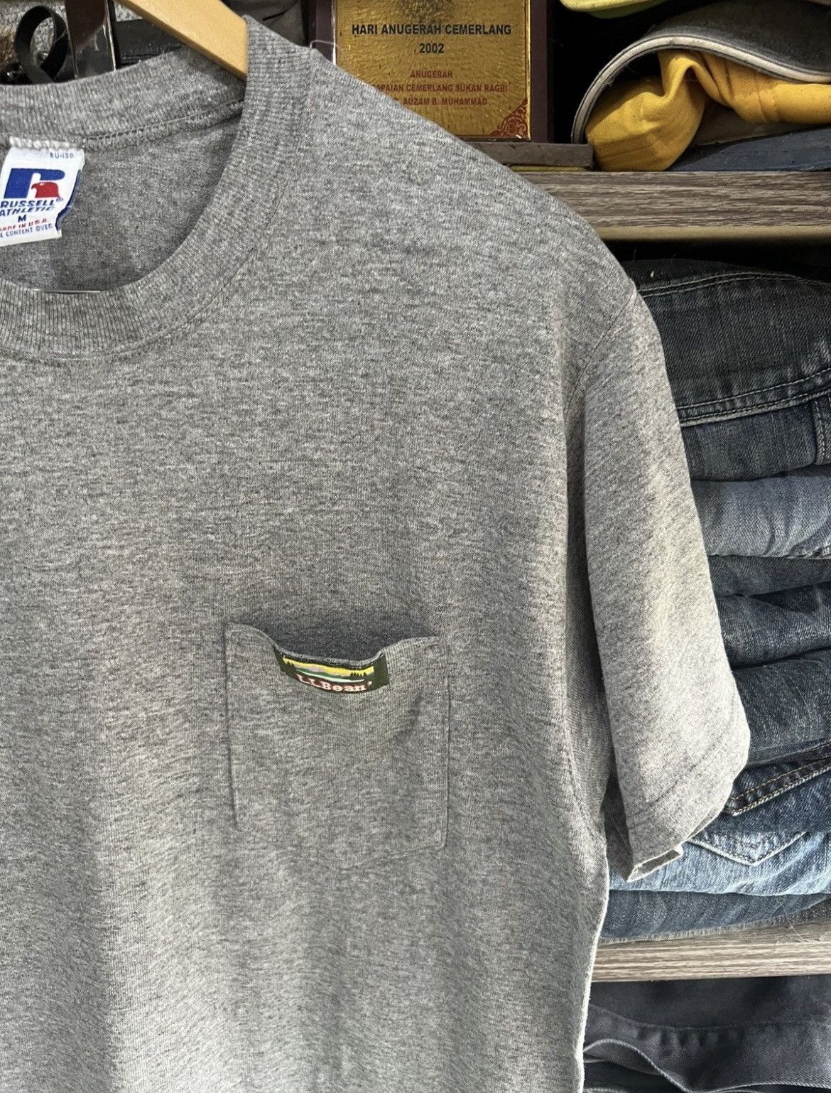 L.L. Bean 🔥Rare Collabs Russell Athletic x LL Bean Single Pocket Tee Size US M / EU 48-50 / 2 - 7 Thumbnail