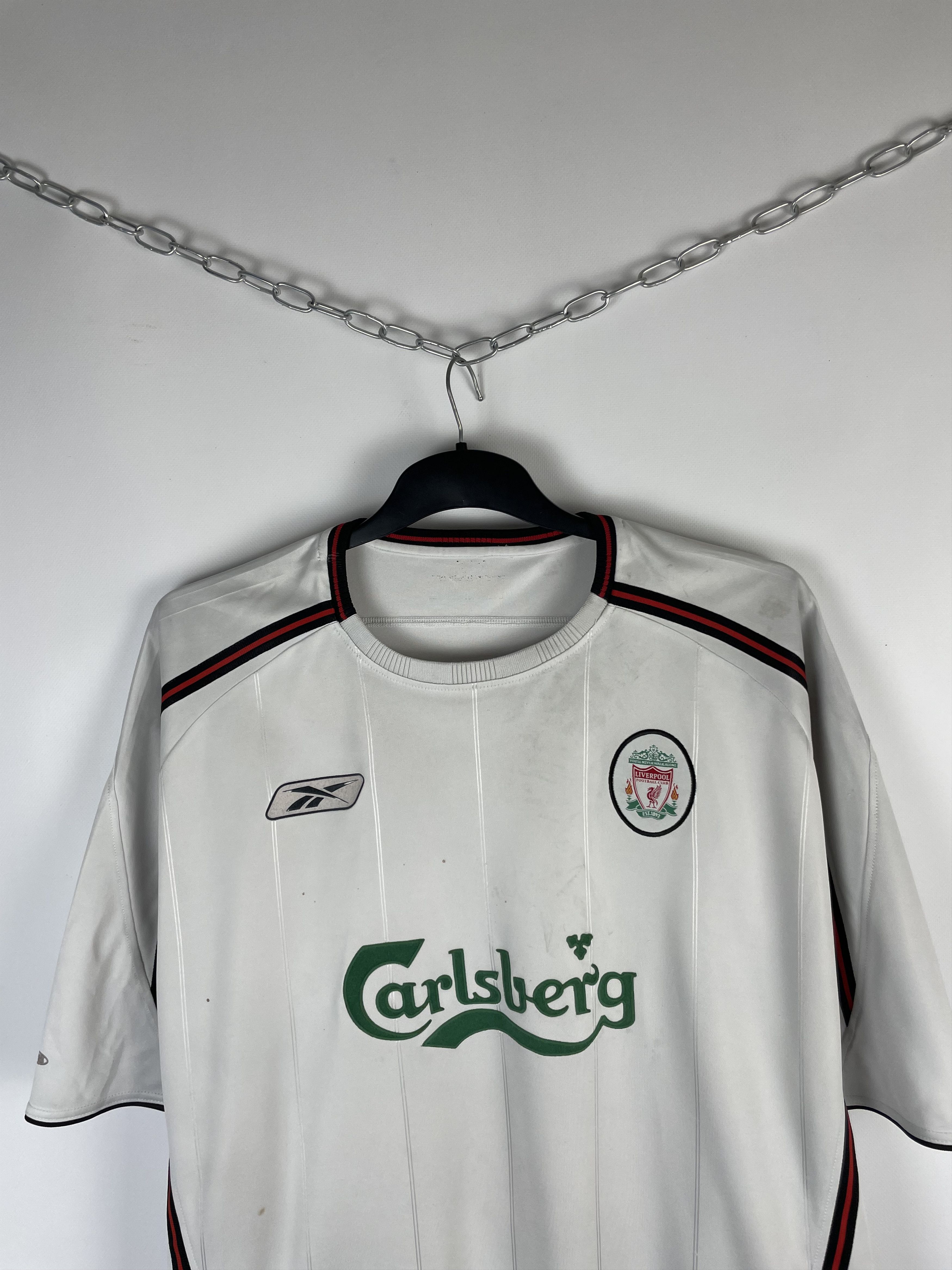 Reebok Liverpool Reebok soccer jersey carlsberg vintage Size US XXL / EU 58 / 5 - 3 Thumbnail