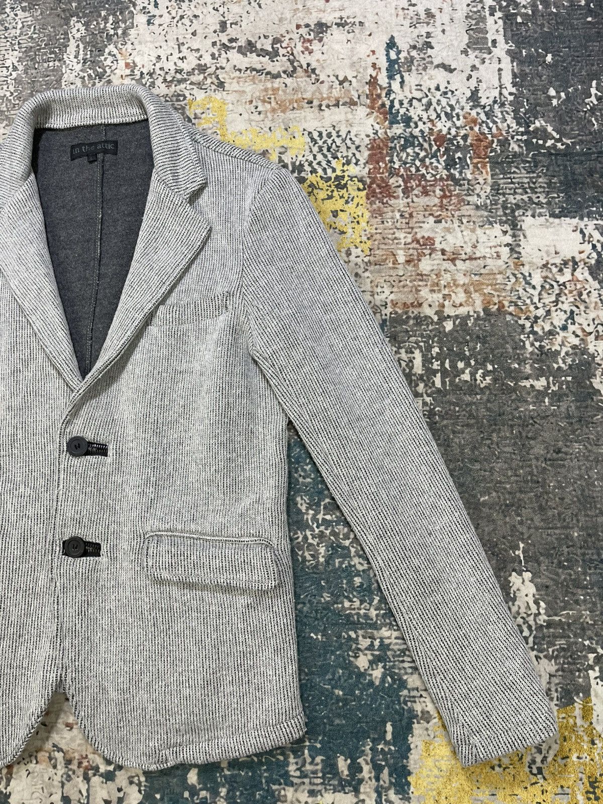 In The Attic In The Attic Made Knit Sweat Blazer Jacket Size US M / EU 48-50 / 2 - 2 Thumbnail