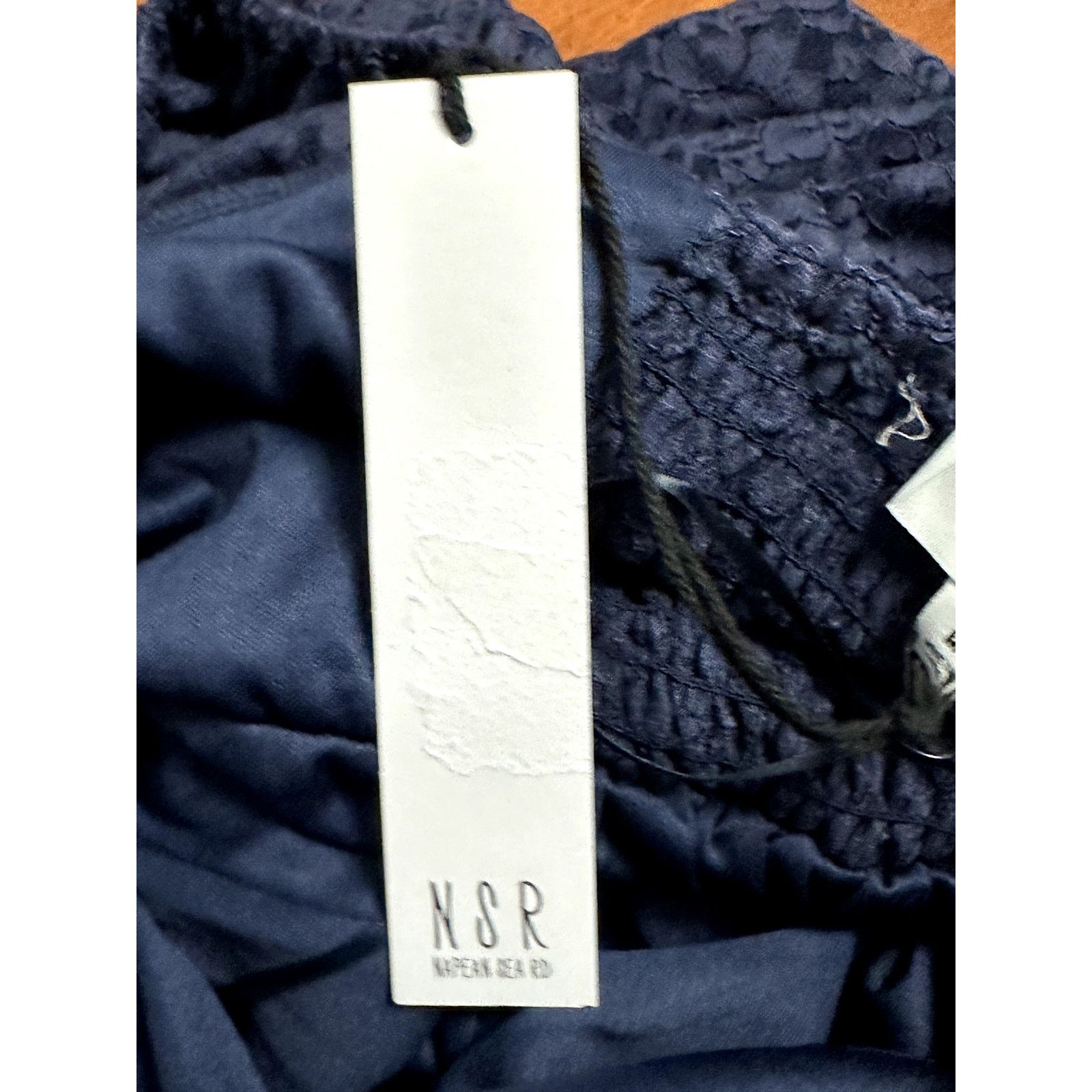 Other NSR Soft Lace Dress Hi-Low Hemline Puff Sleeves Blue M NWT Size M / US 6-8 / IT 42-44 - 7 Thumbnail