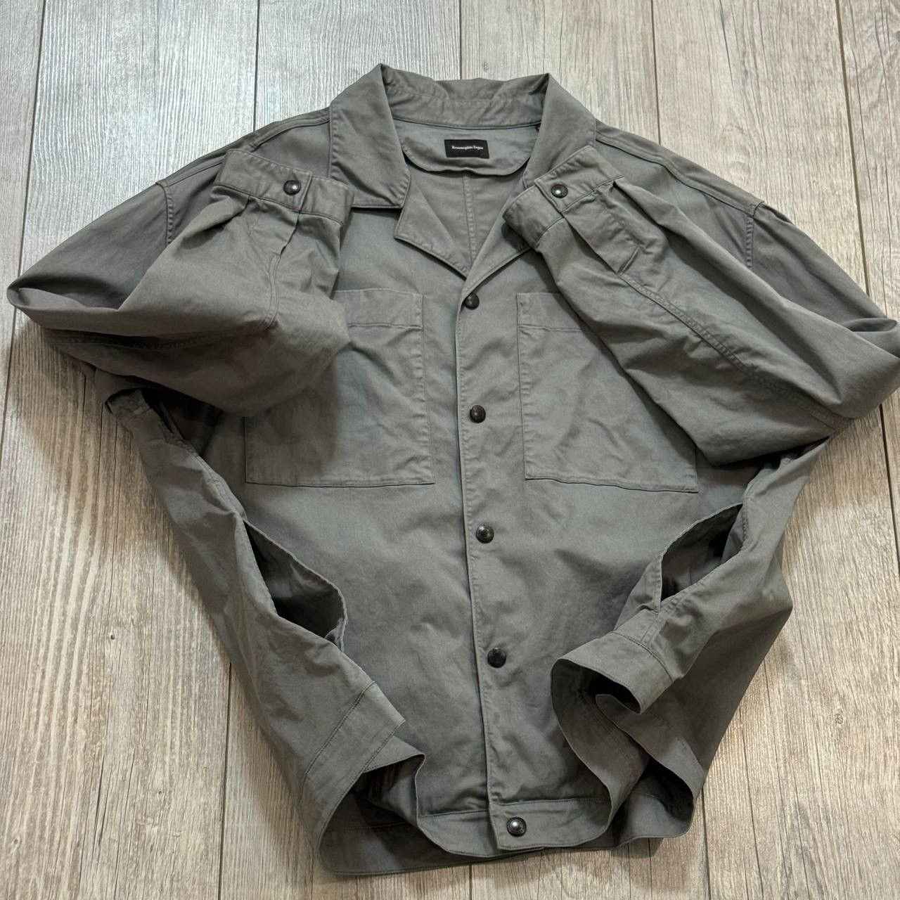 Ermenegildo Zegna Ermenegildo Zegna Two Pocket Work Jacket Size US XXL / EU 58 / 5 - 3 Thumbnail