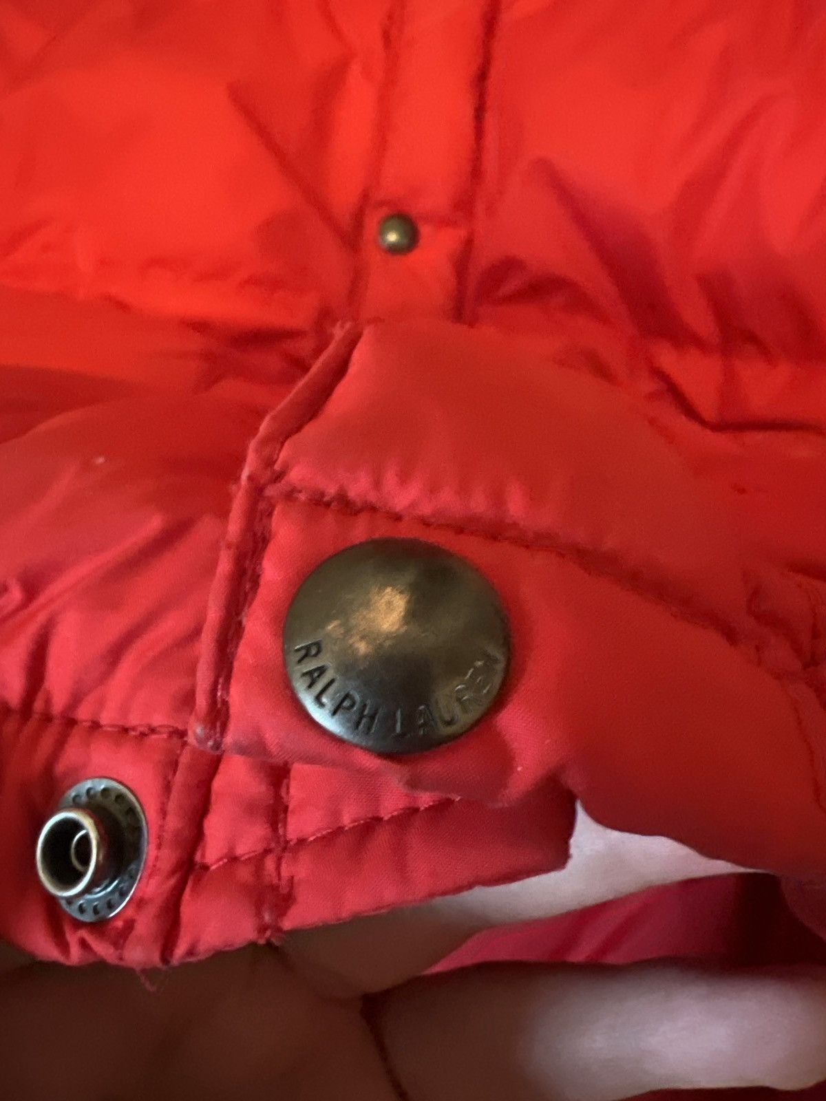 Polo Ralph Lauren Polo Ralph Lauren Red Puffer Jacket Size US XL / EU 56 / 4 - 4 Thumbnail