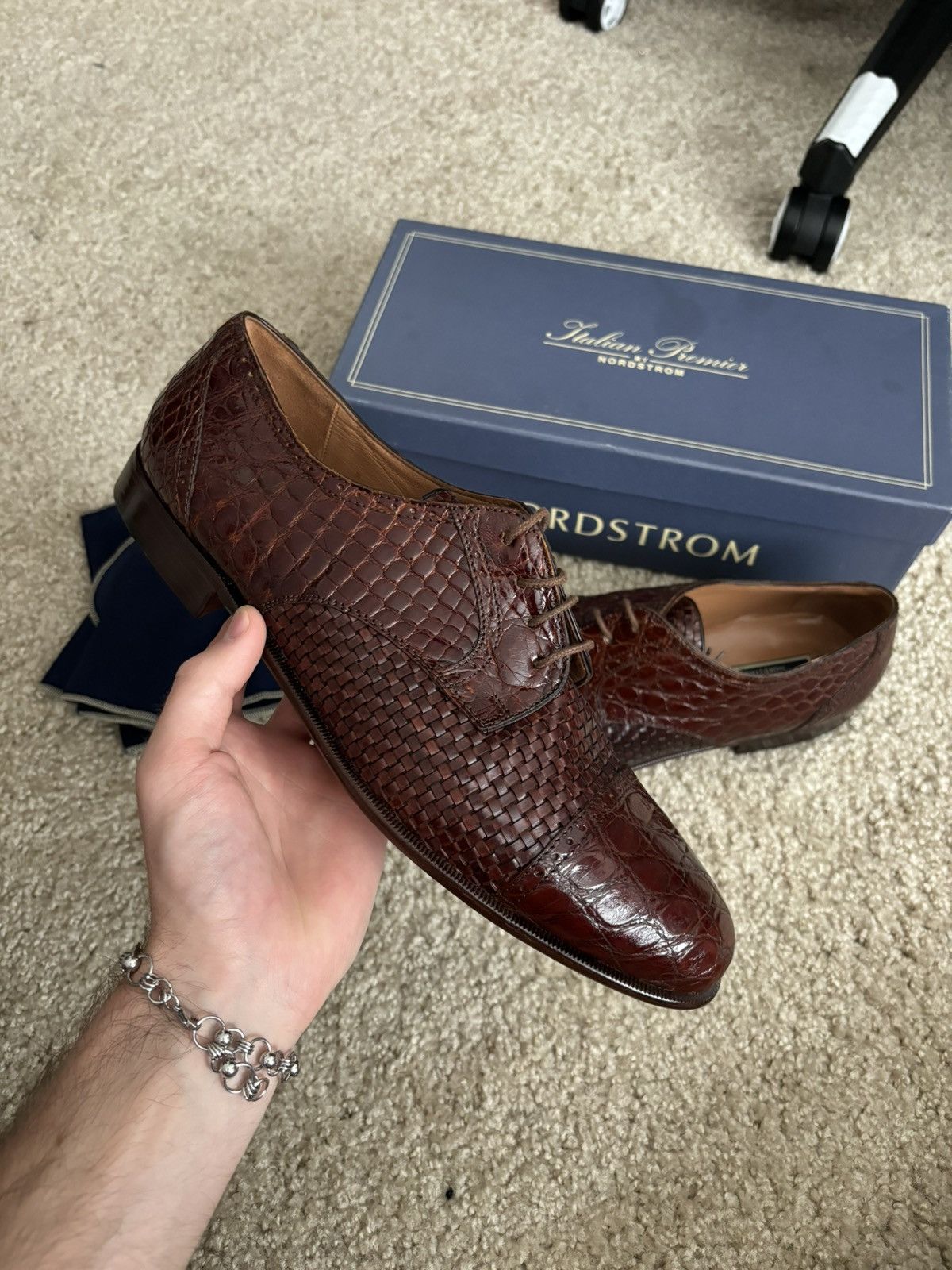 Nordstrom Italian Premier by Nordstrom Derbys Size US 12 / EU 45 - 1 Thumbnail