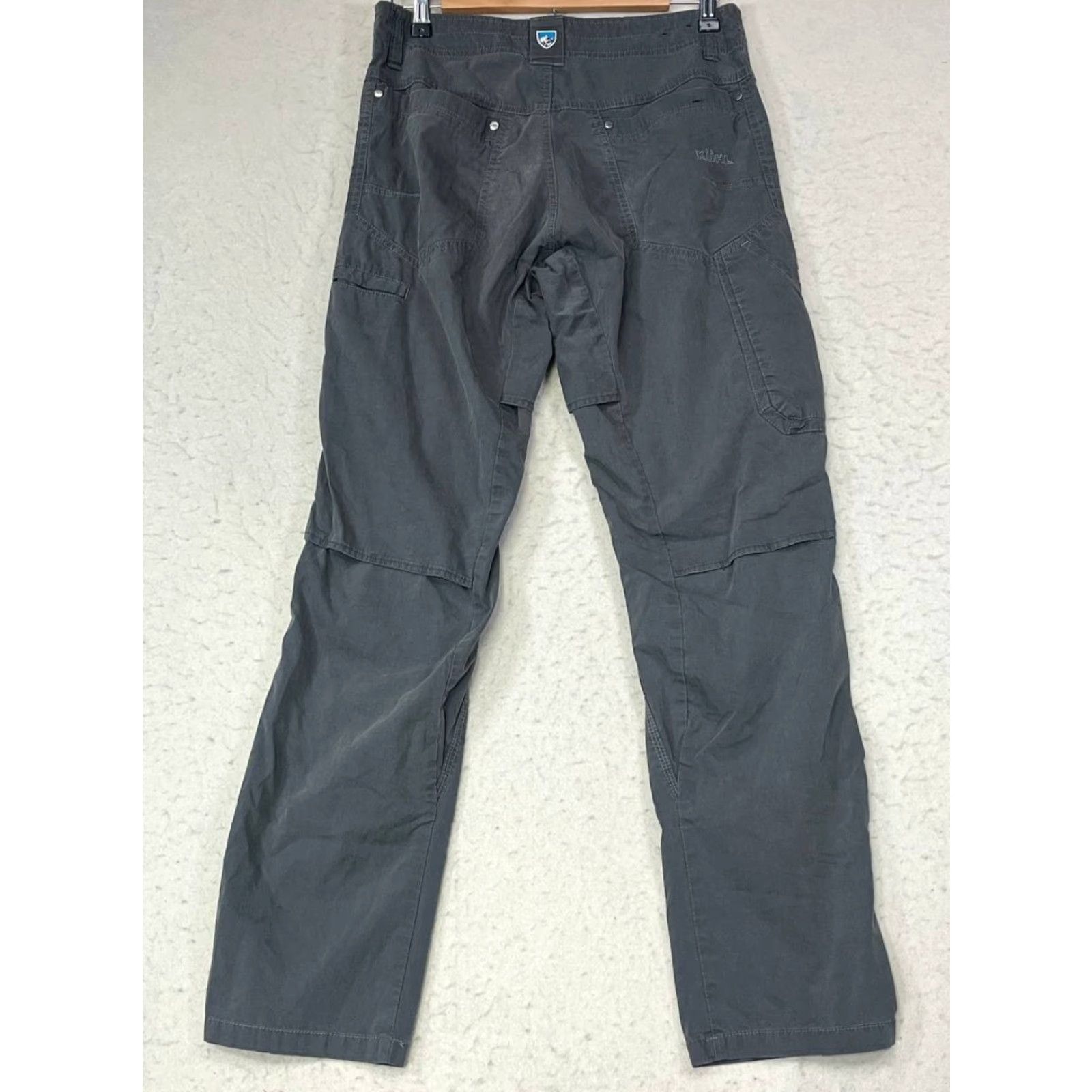 Born VINTAGE KUHL BORN IN THE MOUNTAINS PATINA DYE HIKING PANTS Grey 30x32 Mens Cargo See Pics Size US 30 / EU 46 - 2 Thumbnail