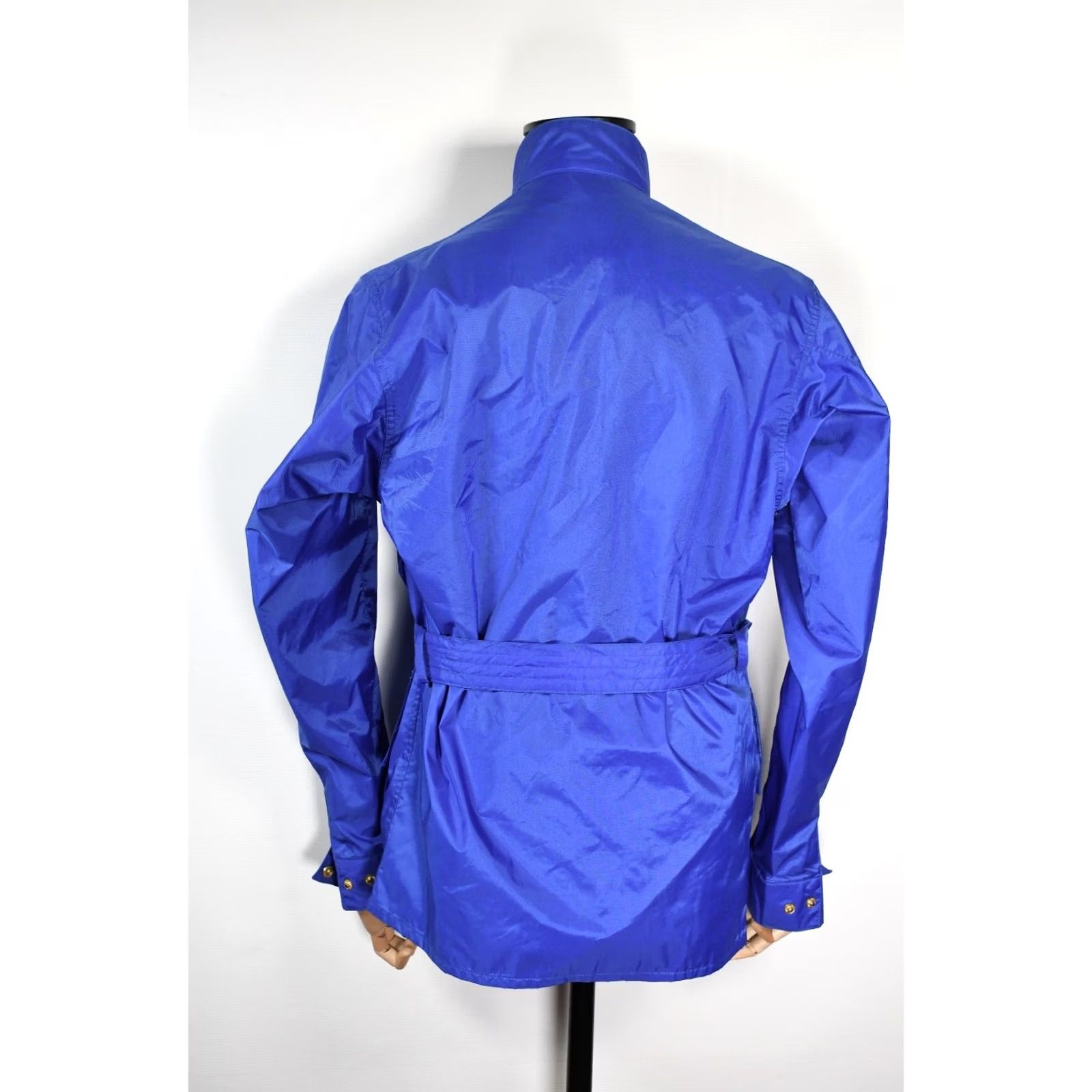 Barbour Barbour Nylon International Jacket Men L Belted Zip Navy Blue 100% Polyamide Solid Vintage: No Size US L / EU 52-54 / 3 - 7 Thumbnail