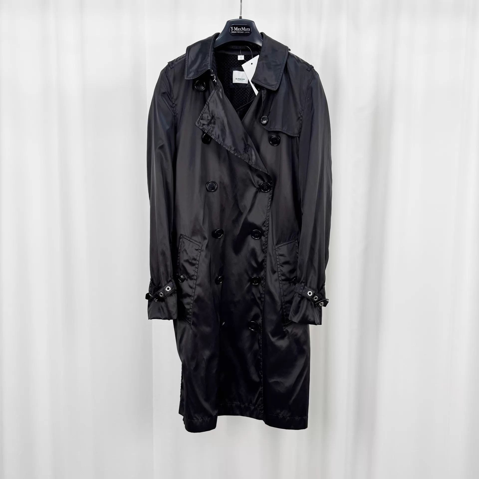 Burberry Burberry Nylon DB Trench UK8 99 New Belt Missing Size S / US 4 / IT 40 - 1 Thumbnail