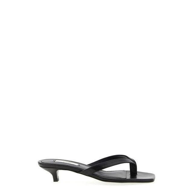 TOTEME Black Thong 30mm Sandals New & Authentic (Women's siz