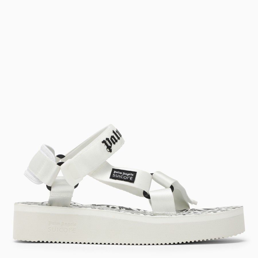 Palm Angels o1d2blof0924 Sandals In White Size US 9 / IT 39 - 1 Thumbnail