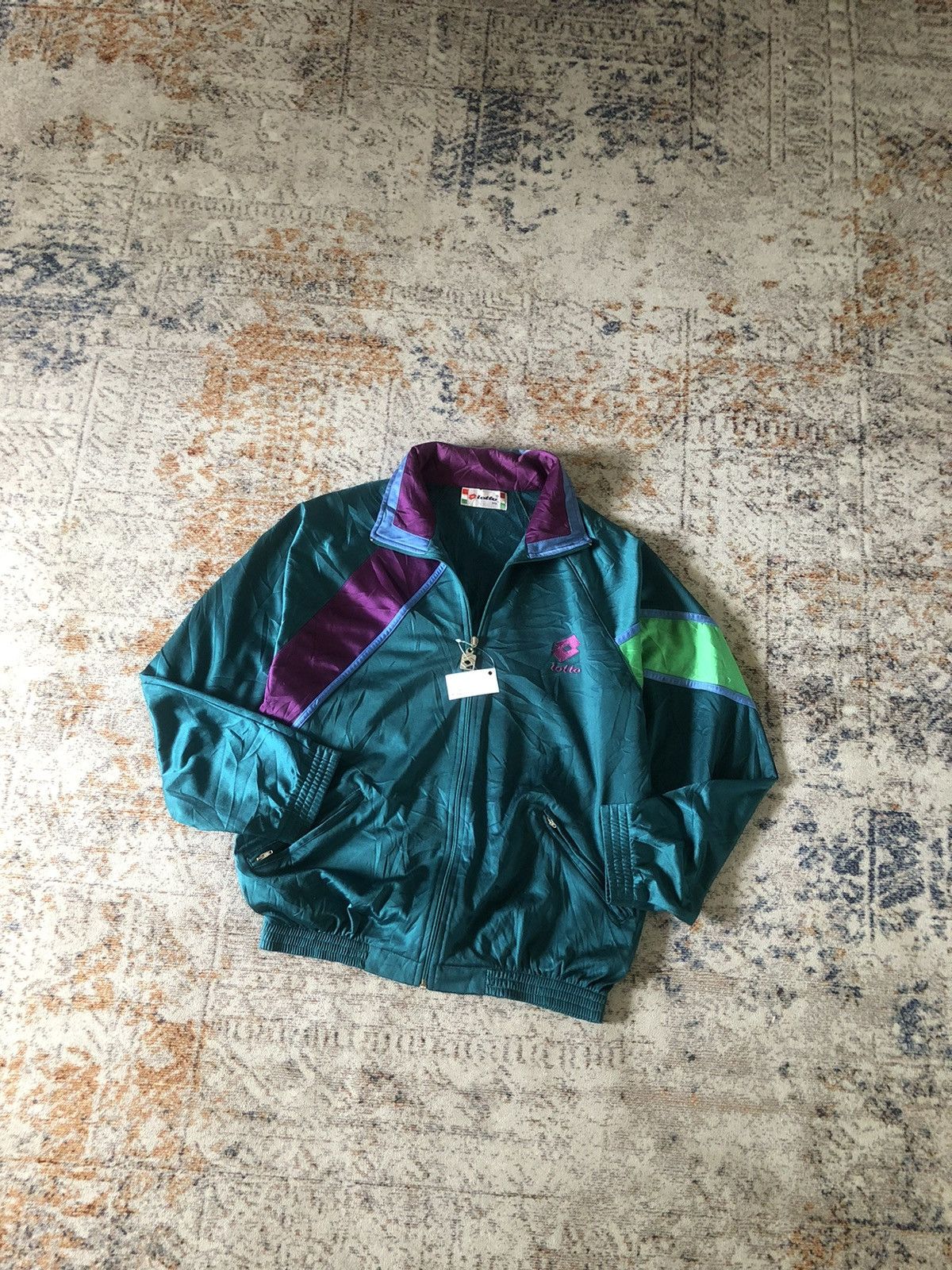 Japanese Brand Tracktop Lotto Vintage Size US M / EU 48-50 / 2 - 1 Thumbnail