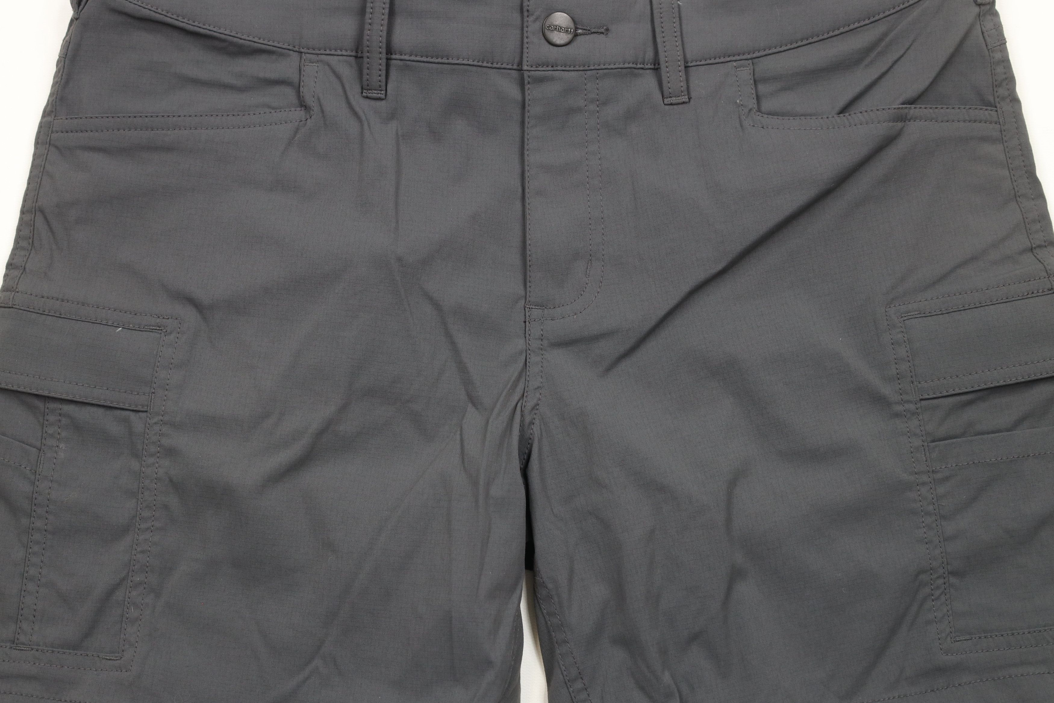 Carhartt × Vintage Carhartt Spell Out Straight Fit Madden Cargo Shorts Gray Size 34" / US 12 / IT 48 - 3 Thumbnail