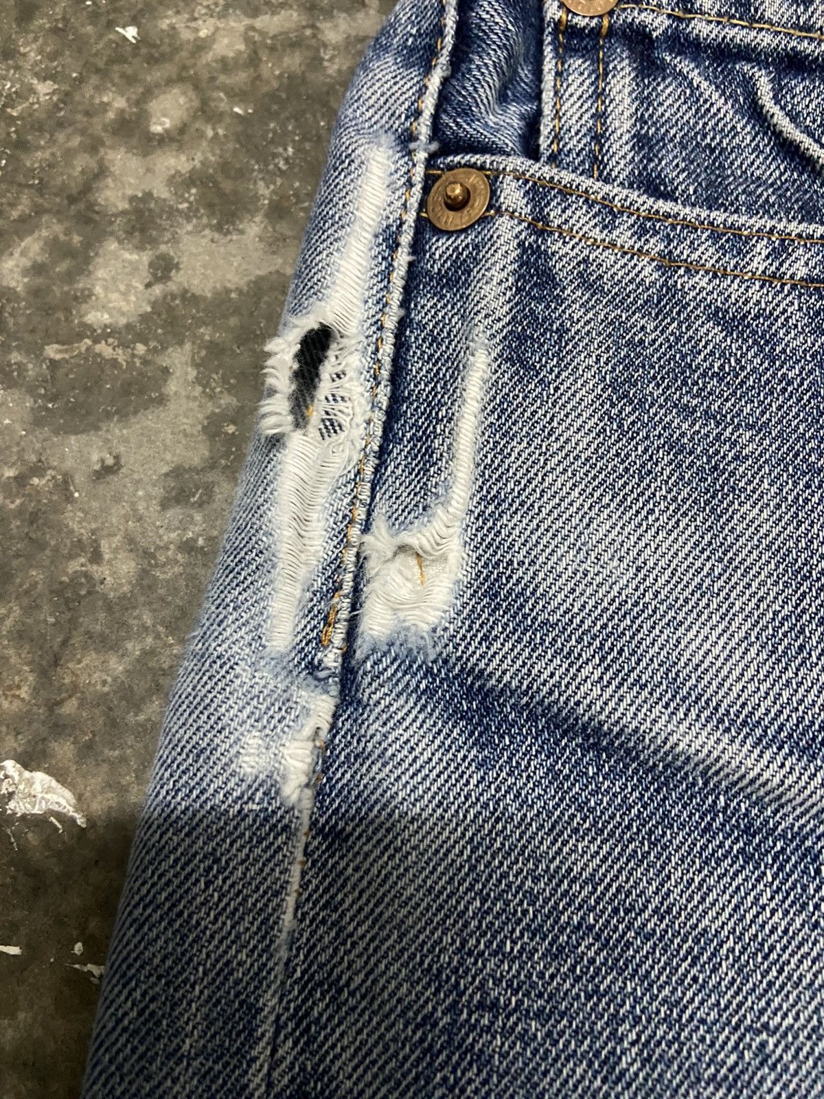 RESOLUTE Final Drop 💥💥 Resolute Distressed Selvedge Denim Size US 34 / EU 50 - 5 Thumbnail