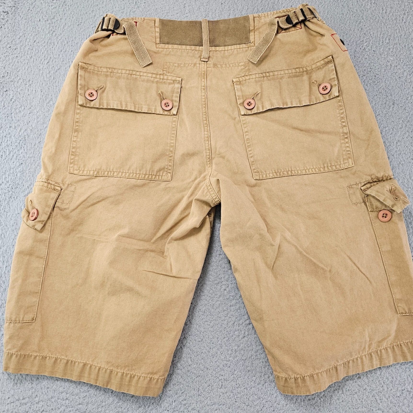 Armani Exchange VINTAGE Armani Exchange Shorts Mens 29 Brown Cargo Canvas Field Military Baggy Size US 29 - 7 Thumbnail