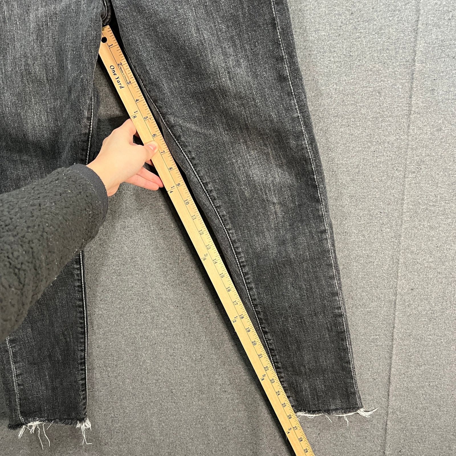 Levi's Levi's Wedge Skinny Button fly Gray Black Size 29 Size 29" - 11 Thumbnail