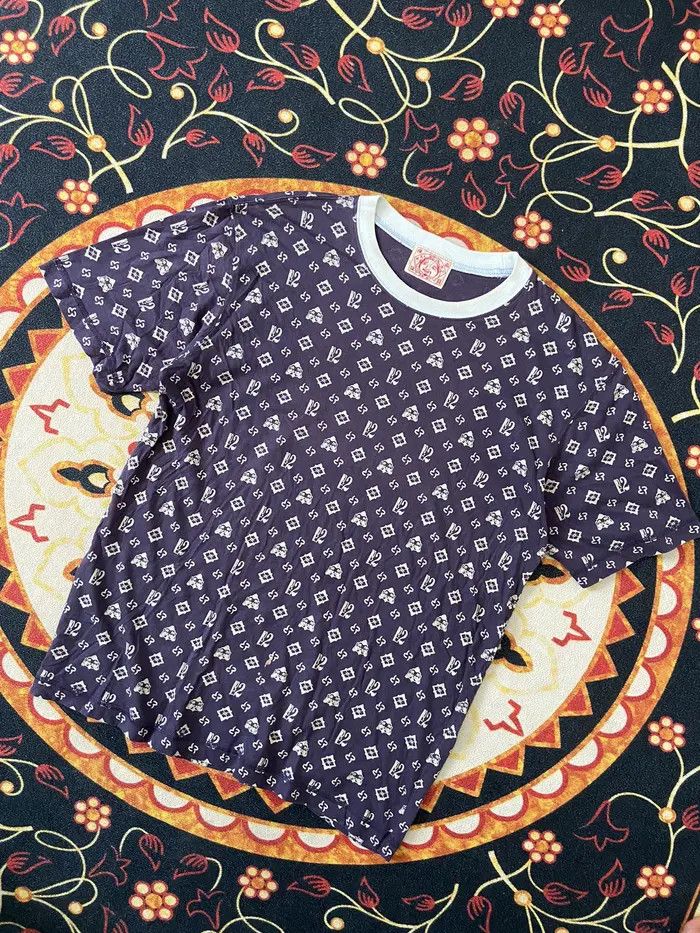 Evisu × Japanese Brand EVISU MONOGRAM T SHIRT Size US L / EU 52-54 / 3 - 2 Thumbnail
