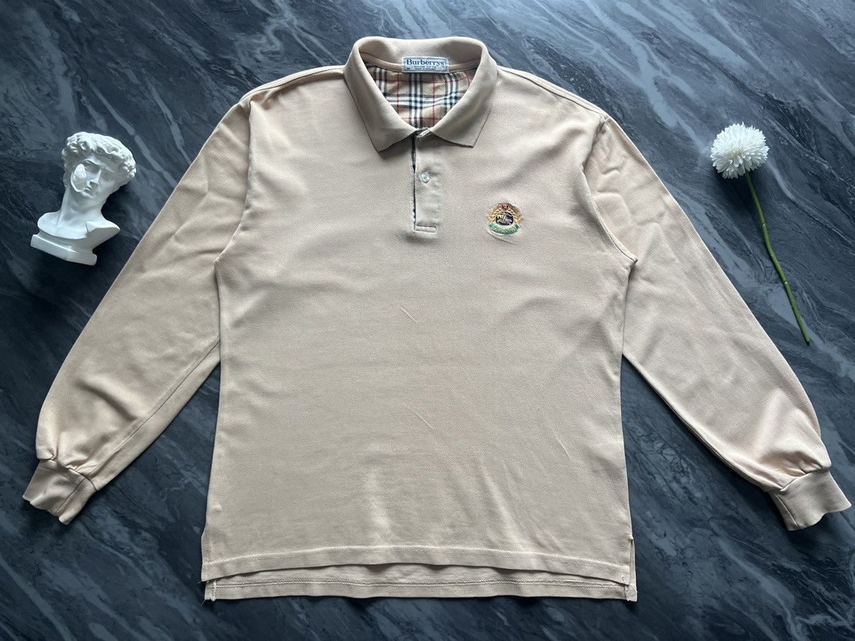 Burberry Burberry : Long Sleeve England Embroidered Logo Size US M / EU 48-50 / 2 - 2 Thumbnail