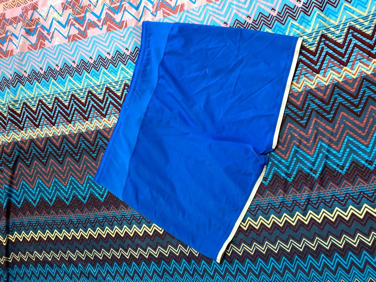 Nike shorts blue streetwear logo NIKE Vintage crazy Y2K Size US 34 / EU 50 - 17 Thumbnail