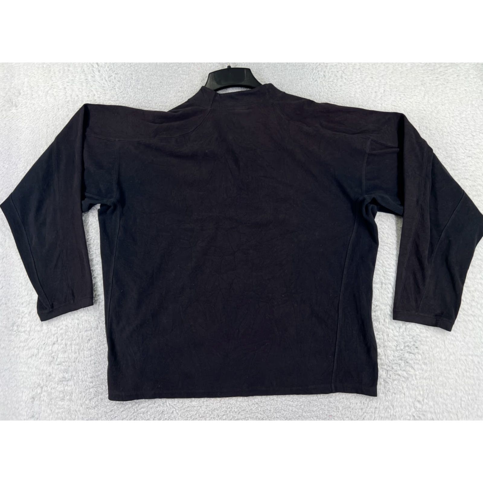 The North Face The North Face Sweater Men XL Black Long Sleeve 1/4 Zip Fleece Polyester Mock Neck Shirt Size US XL / EU 56 / 4 - 2 Thumbnail