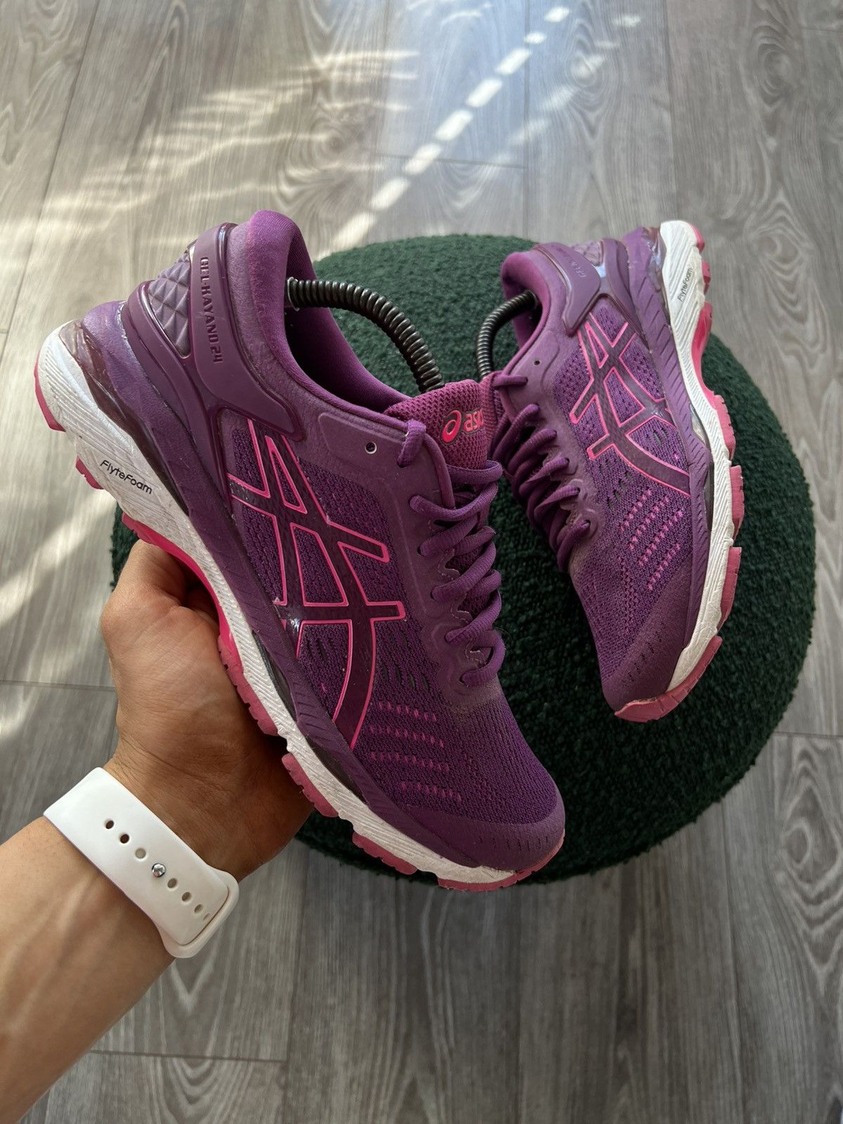 Asics ‼️Running Asics Gel Kayano 24 Flyte Style Trail Sneakers‼️ Size US 7.5 / EU 40-41 - 6 Thumbnail