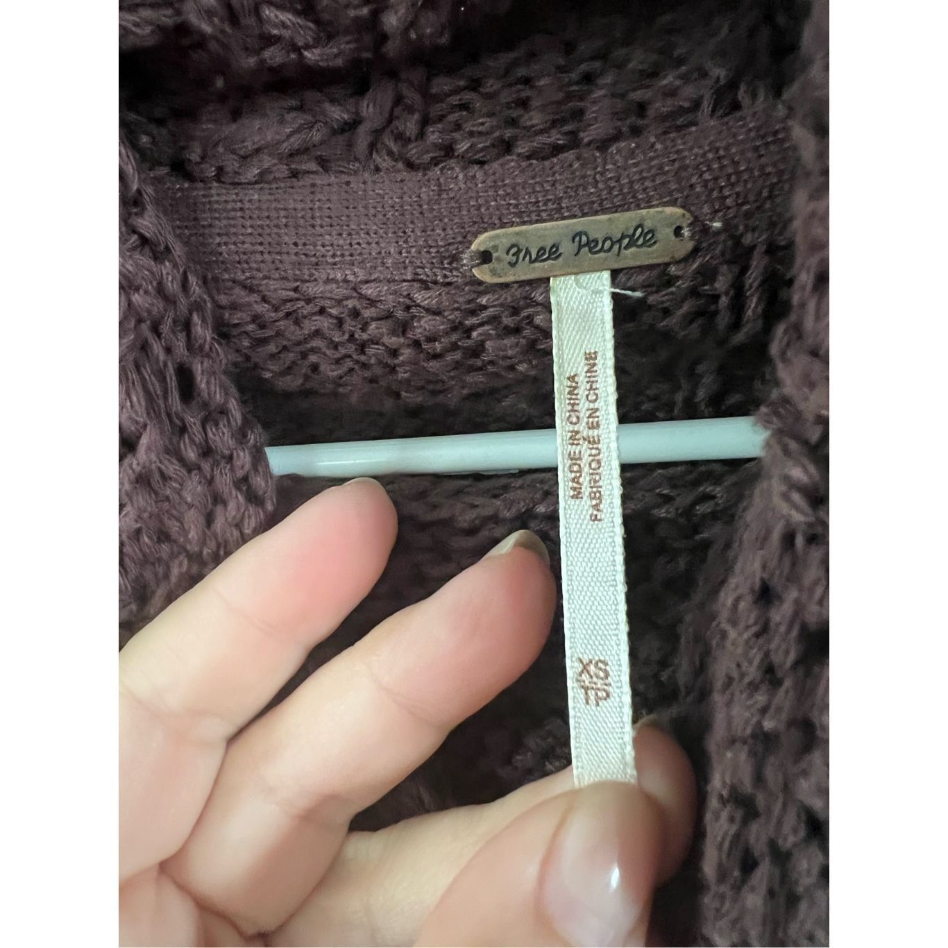 Free People Free People Womens Shades of Dawn Crop Sweater. Size XS Size XS / US 0-2 / IT 36-38 - 3 Thumbnail