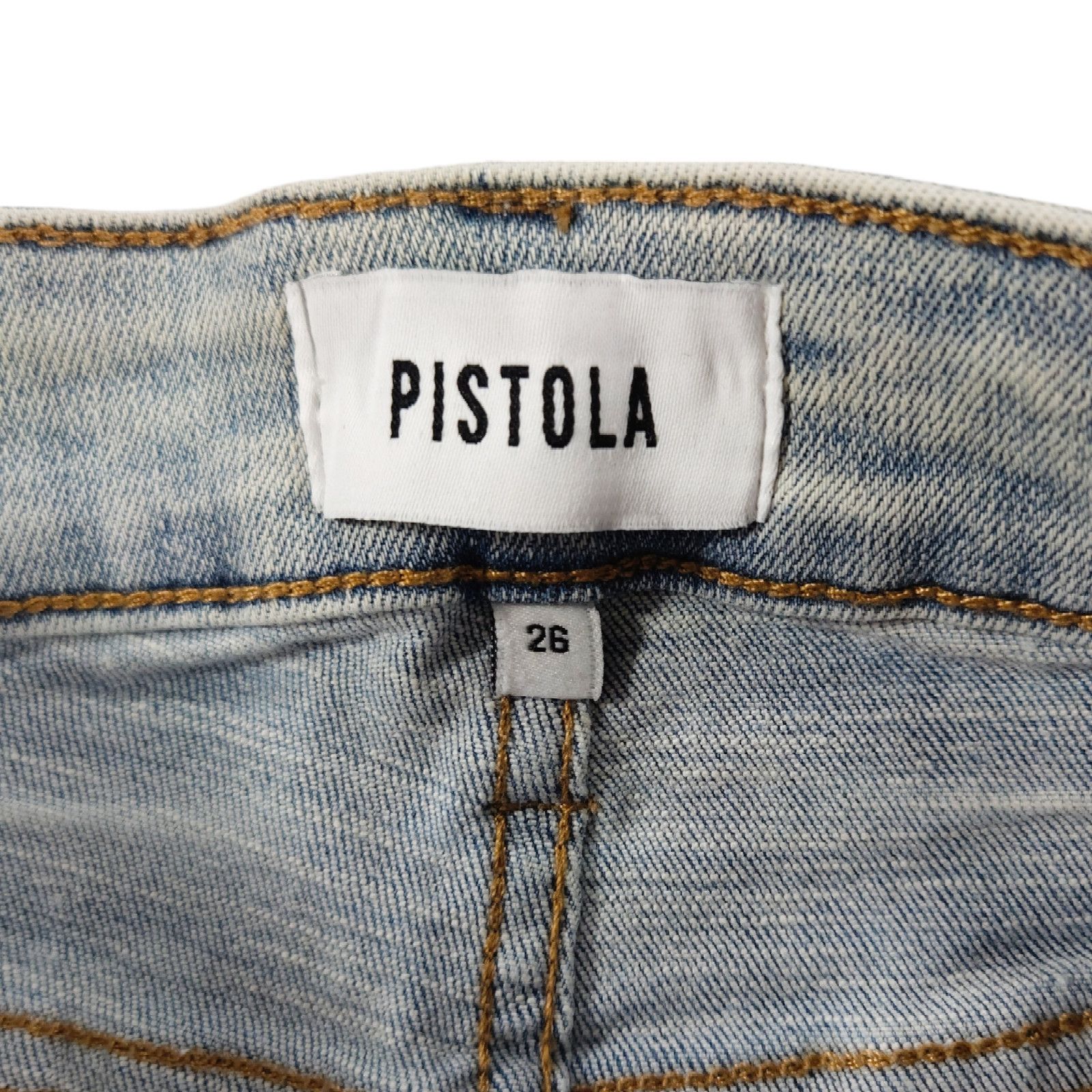Pistola NWT Pistola Aline Skinny Crop Eco Denim Jeans Sz. 26x25 Size 26" / US 2 / IT 38 - 5 Thumbnail