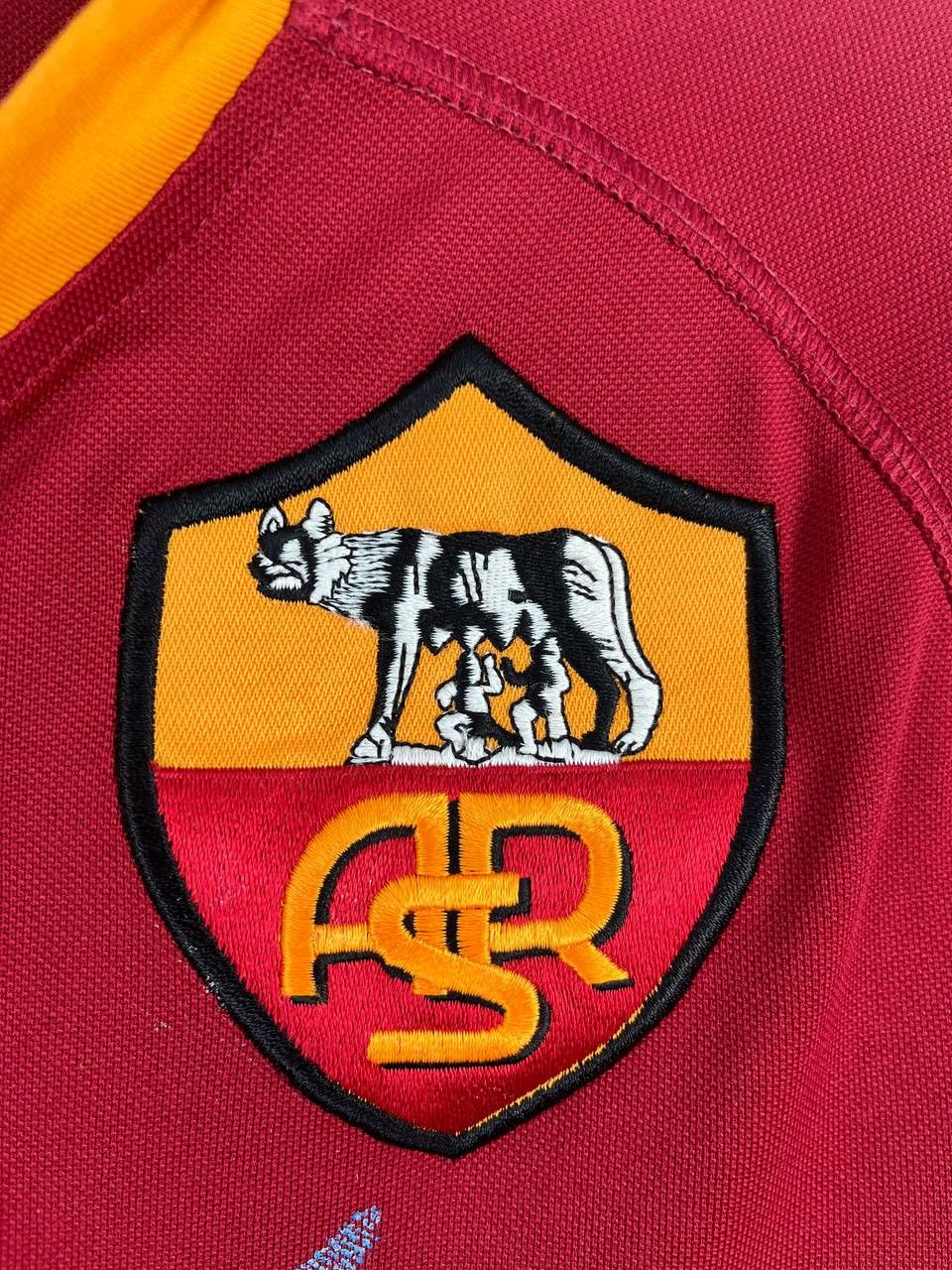 Kappa Kappa As Roma 2007 2008 Home Jersey Wind Sponsor Red Mens L Size US L / EU 52-54 / 3 - 2 Thumbnail