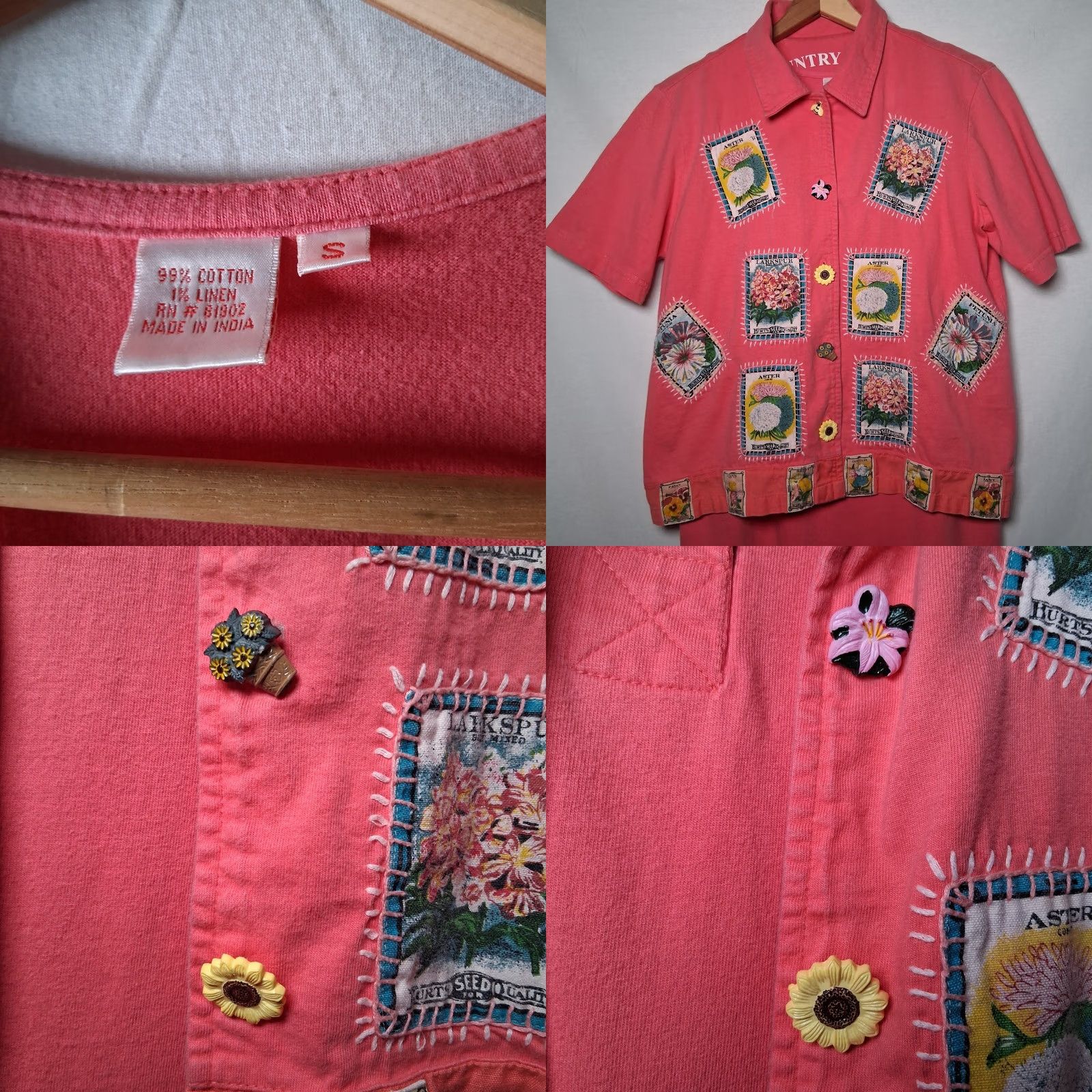 Vintage VINTAGE Coutry Wear Casuals 2000 Pink Floral Tank Dress And Shirt Set Small Women Casual Size S / US 4 / IT 40 - 8 Thumbnail
