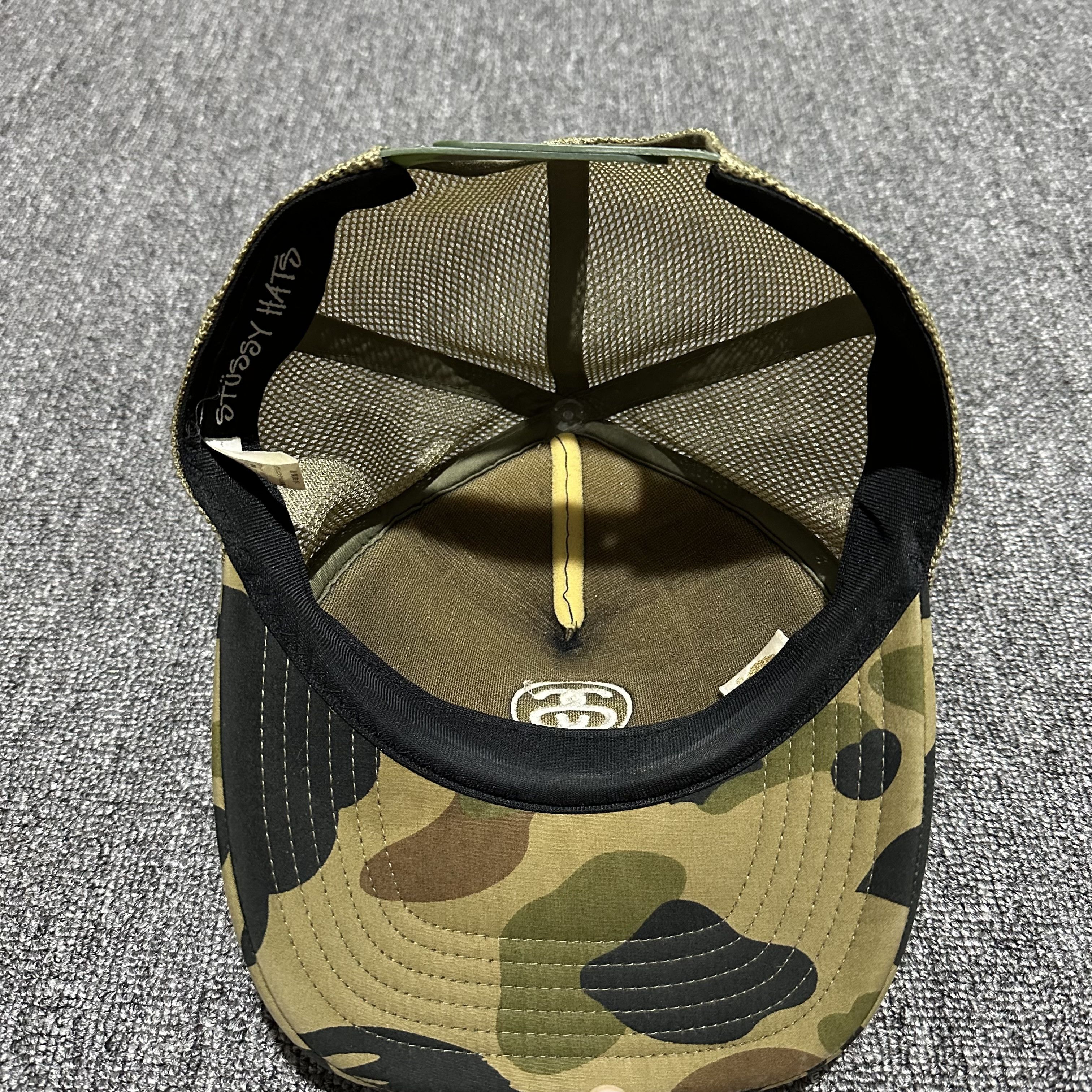 Bape × Stussy Bape x Stussy Trucker Hat Size ONE SIZE - 4 Thumbnail
