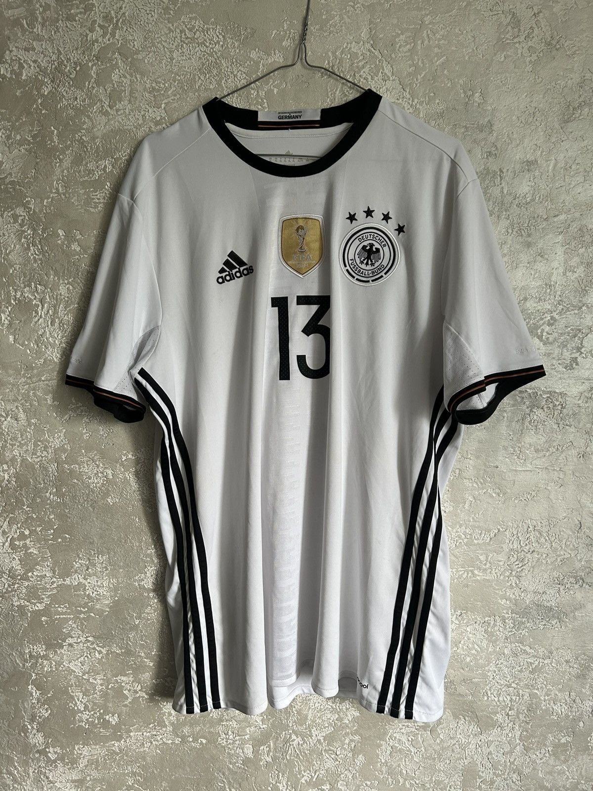 Adidas Adidas Vintage Germany Football Jersey 2015/16 Size US XL / EU 56 / 4 - 7 Thumbnail